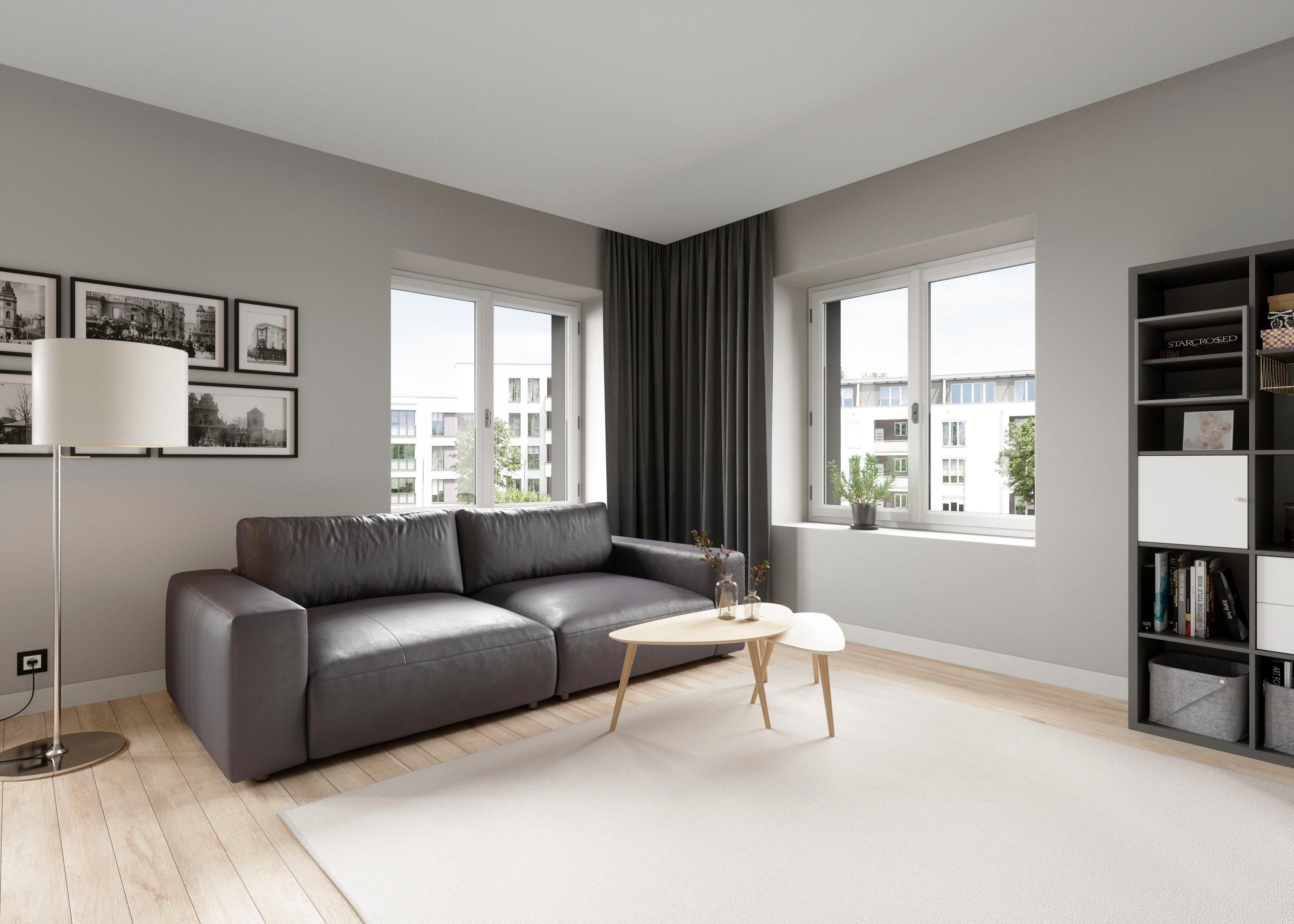 Musterring Big-Sofa LUCIA, in vielen Qualitäten und 4 unterschiedlichen Nähten, 2,5-Sitzer