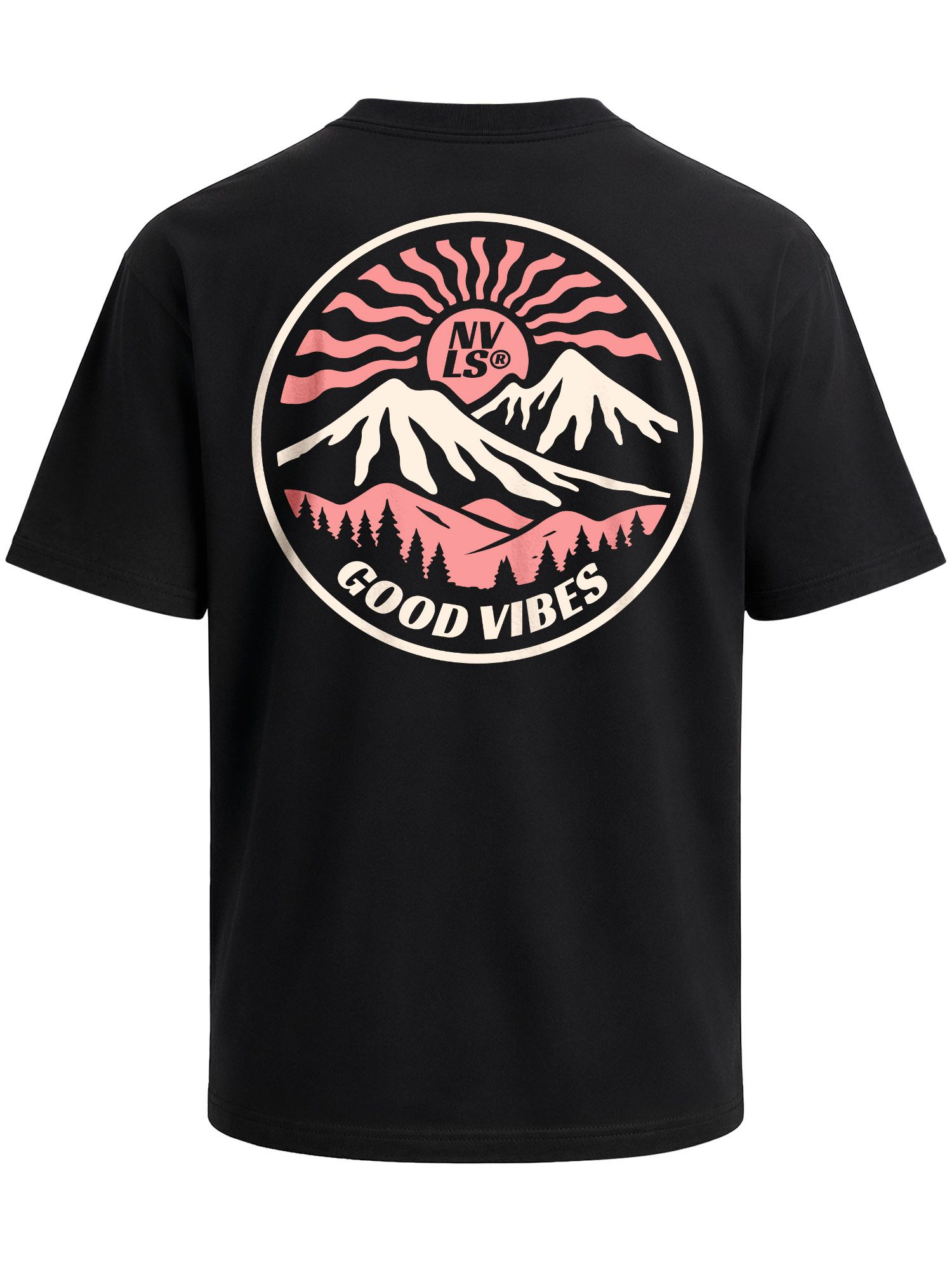Oversize-Shirt Herren T-Shirt - Good Vibes - Oversized Relaxed Fit Sommer Fashion