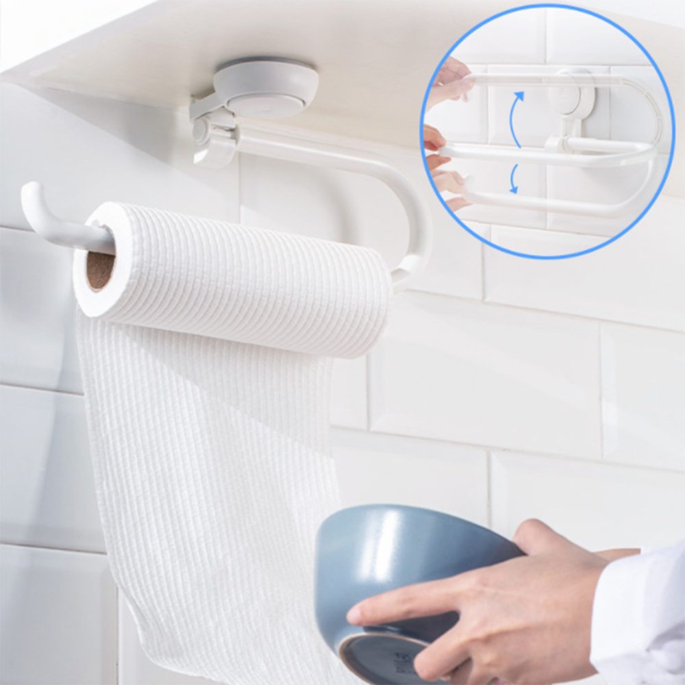 Bad Toilettenpapierhalter Toilettenpapierhalter Küche und Haiaveng für Rollenpapier, Frischhaltefolie, Bohren,für ohne