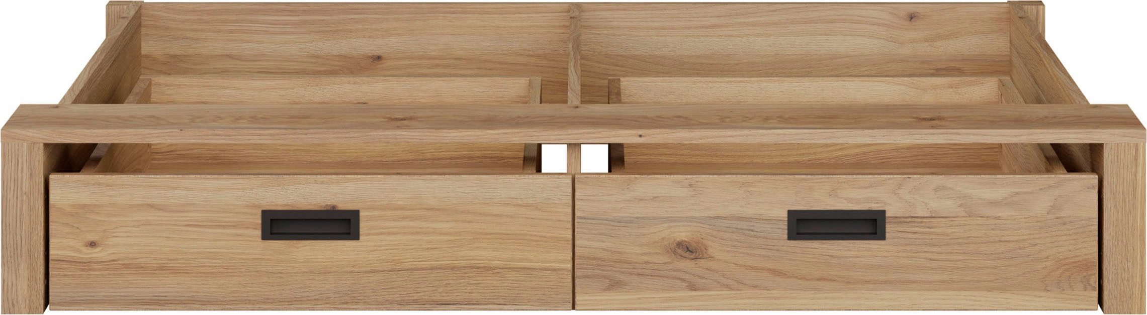 FORTE Schubkasten Jytana Jugendzimmer, B/H/T 128,2/21,2/91,5 cm 2 separate Schubkästen