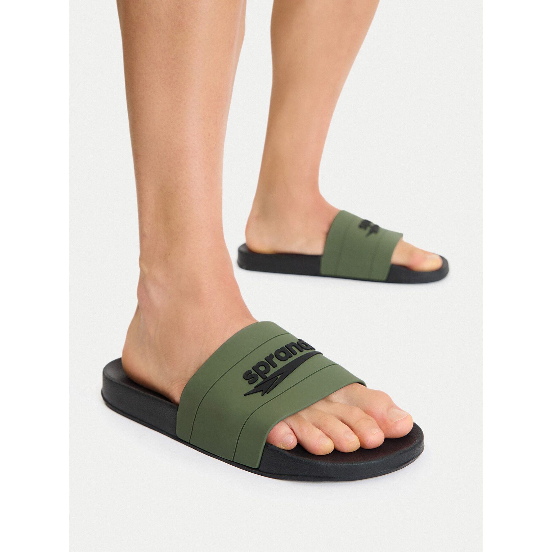 sprandi Sprandi Khaki-Flip-Flops für Herren Badepantolette