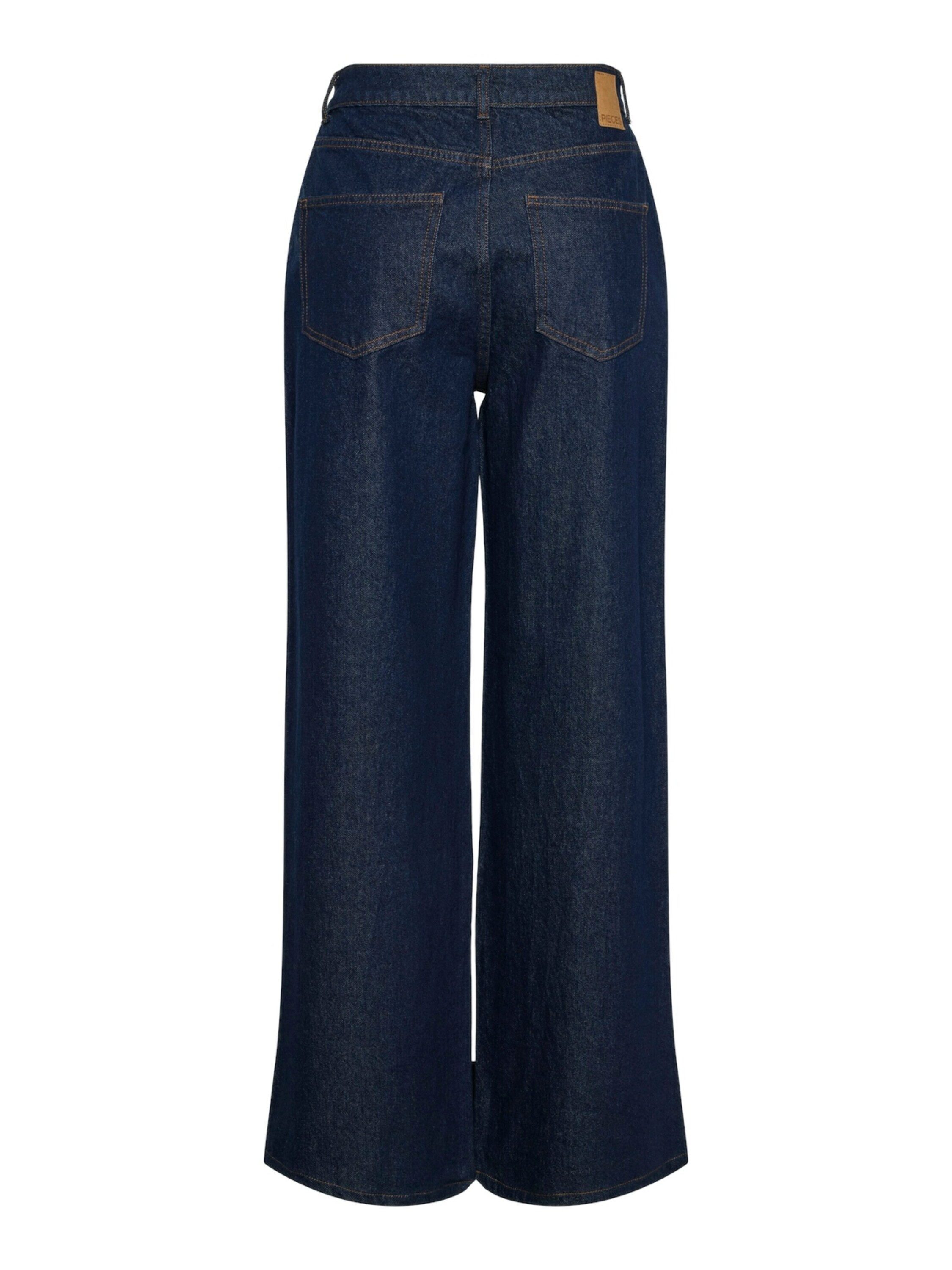 pieces Weite Jeans Selma (1-tlg) Plain/ohne Details günstig online kaufen