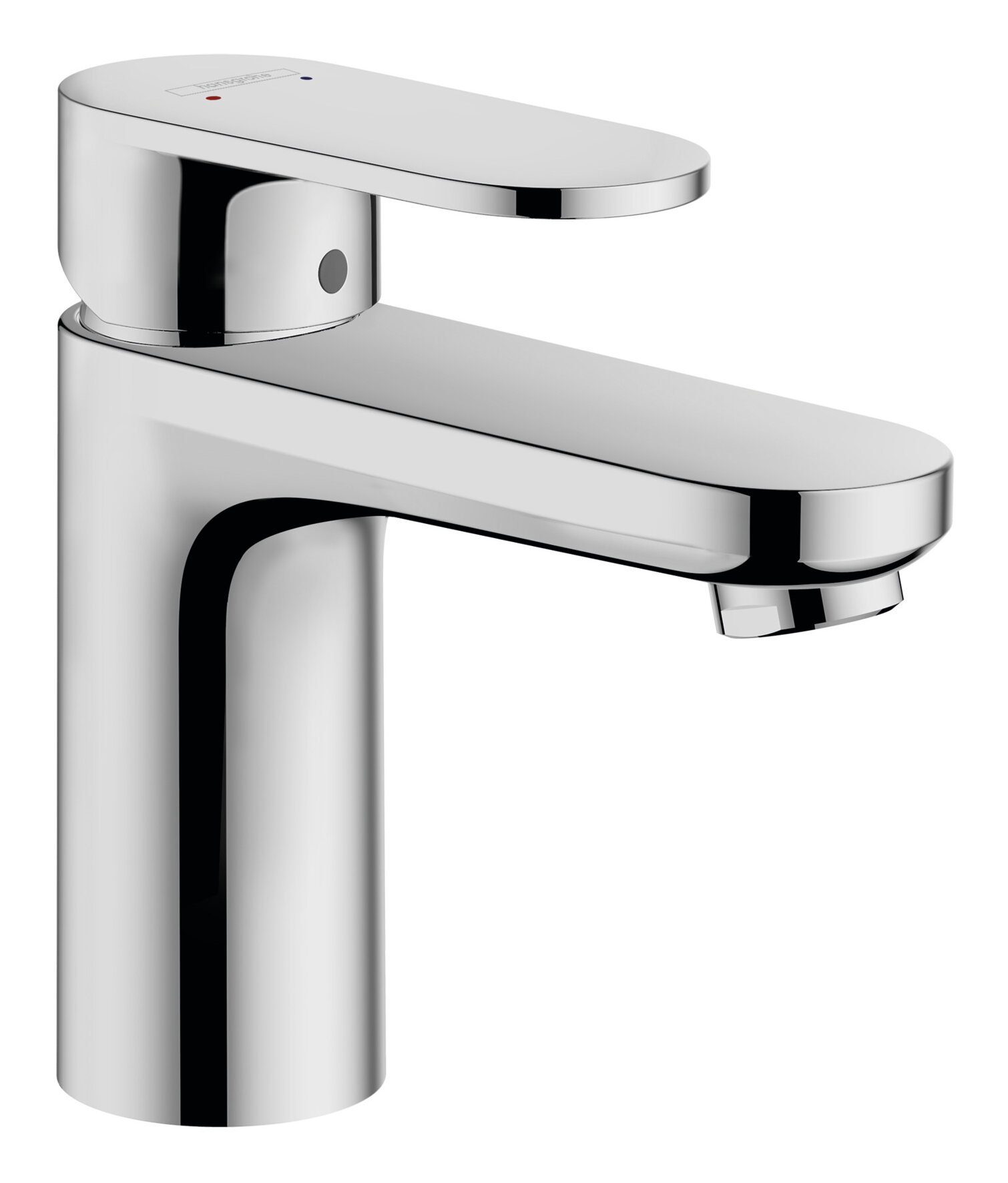 hansgrohe Waschtischarmatur Vernis Blend 70 Einhebel mit Metall Zugstangen-Ablaufgarnitur Ausladung 89 mm - Chrom