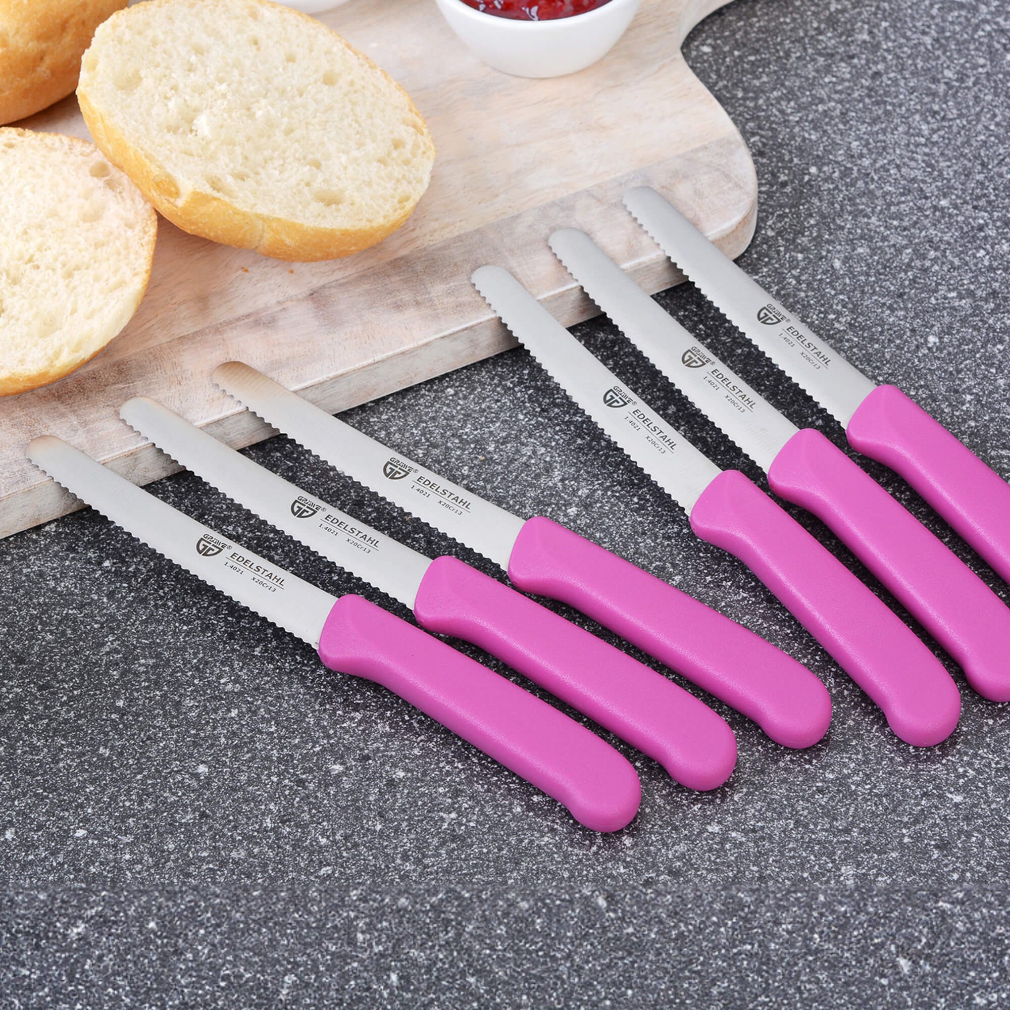 GRÄWE Tafelmesser GRÄWE Frühstücks-/ Brötchenmesser 6 Stück