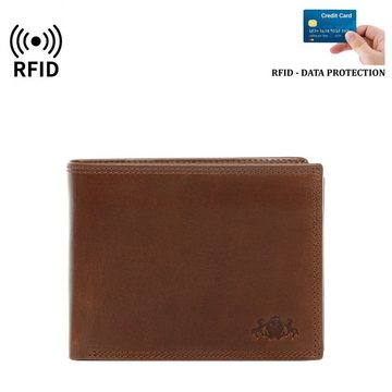 SID & VAIN Geldbörse JACK, Geldbeutel echt Leder, Damen Geldbörse mit vielen Fächern, Leder Portemonnaie Damen, Leder Geldtasche mit Kreditkarten Fächer, Brieftasche groß Lederbörse, Leder Geldbeutel mit Reißverschluss hell-braun