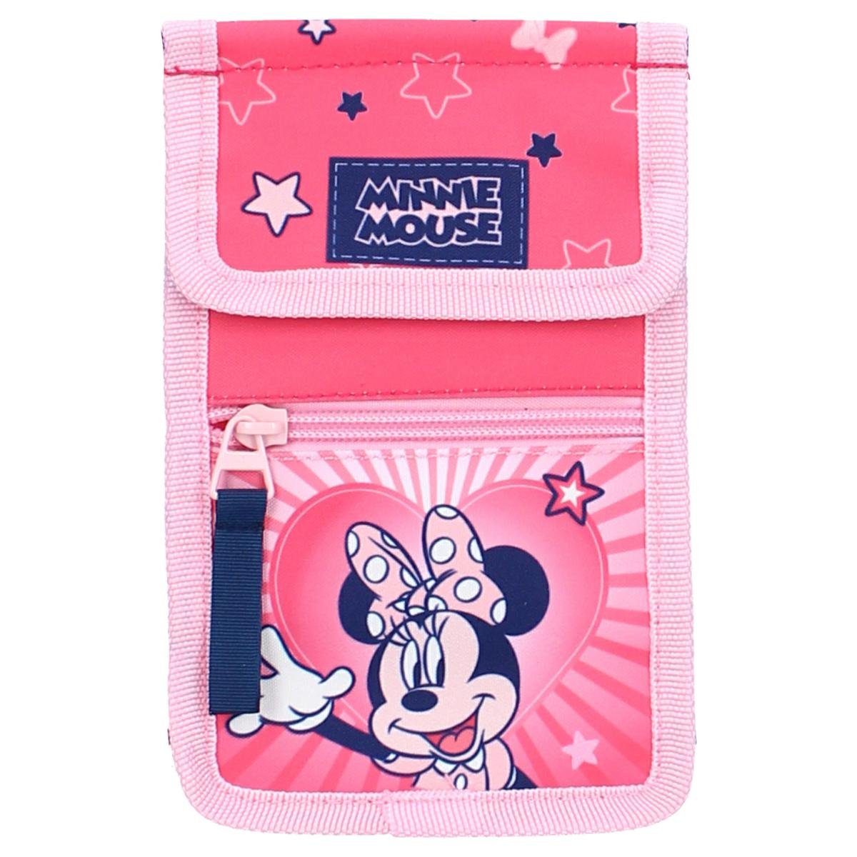 Vadobag Brustbeutel Geldbörse Minnie Mouse Choose To Shine (1-tlg), Kindermotiv