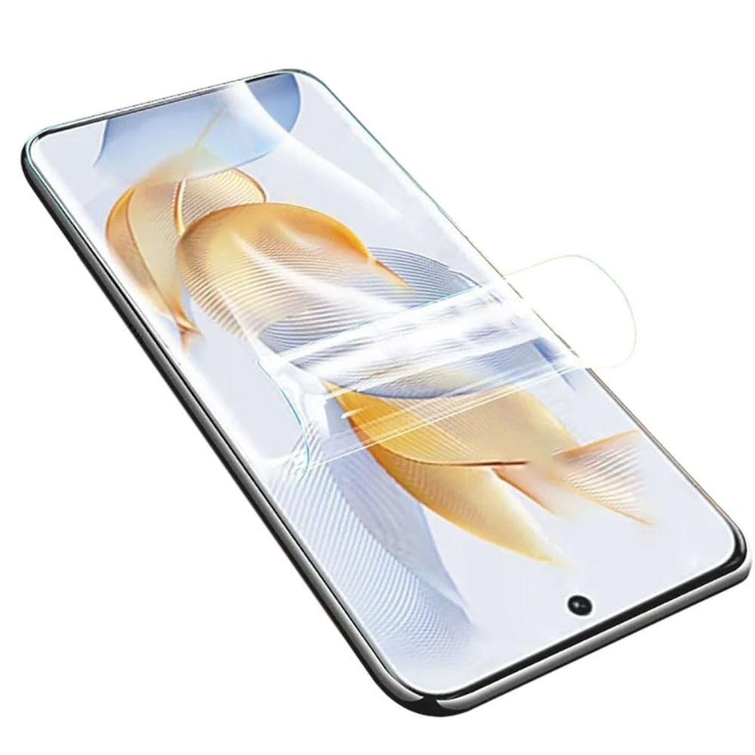 Wigento Handyhülle Für Honor 200 Screen Protector Hydrogel Explosion Proof Schutz Folie