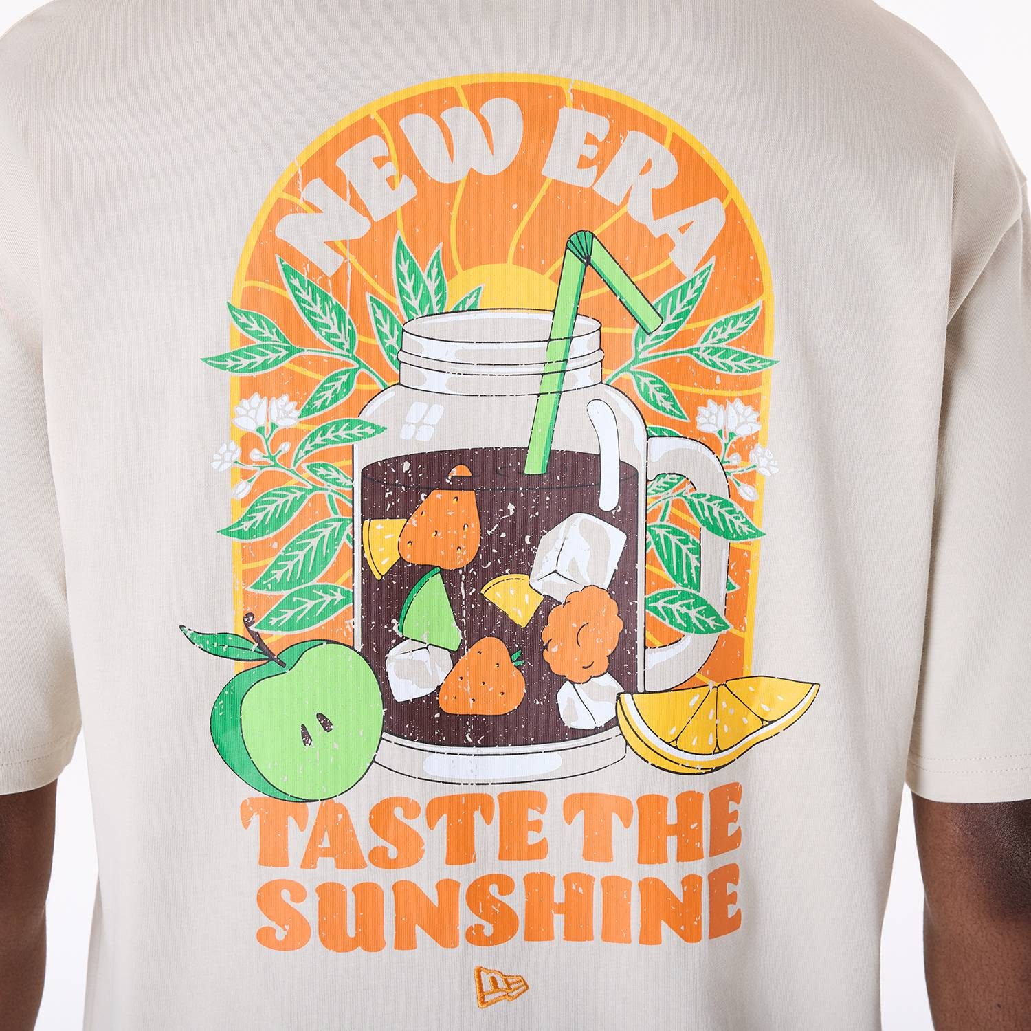 New Era T-Shirt T-Shirt New Era Drink Graphic stone