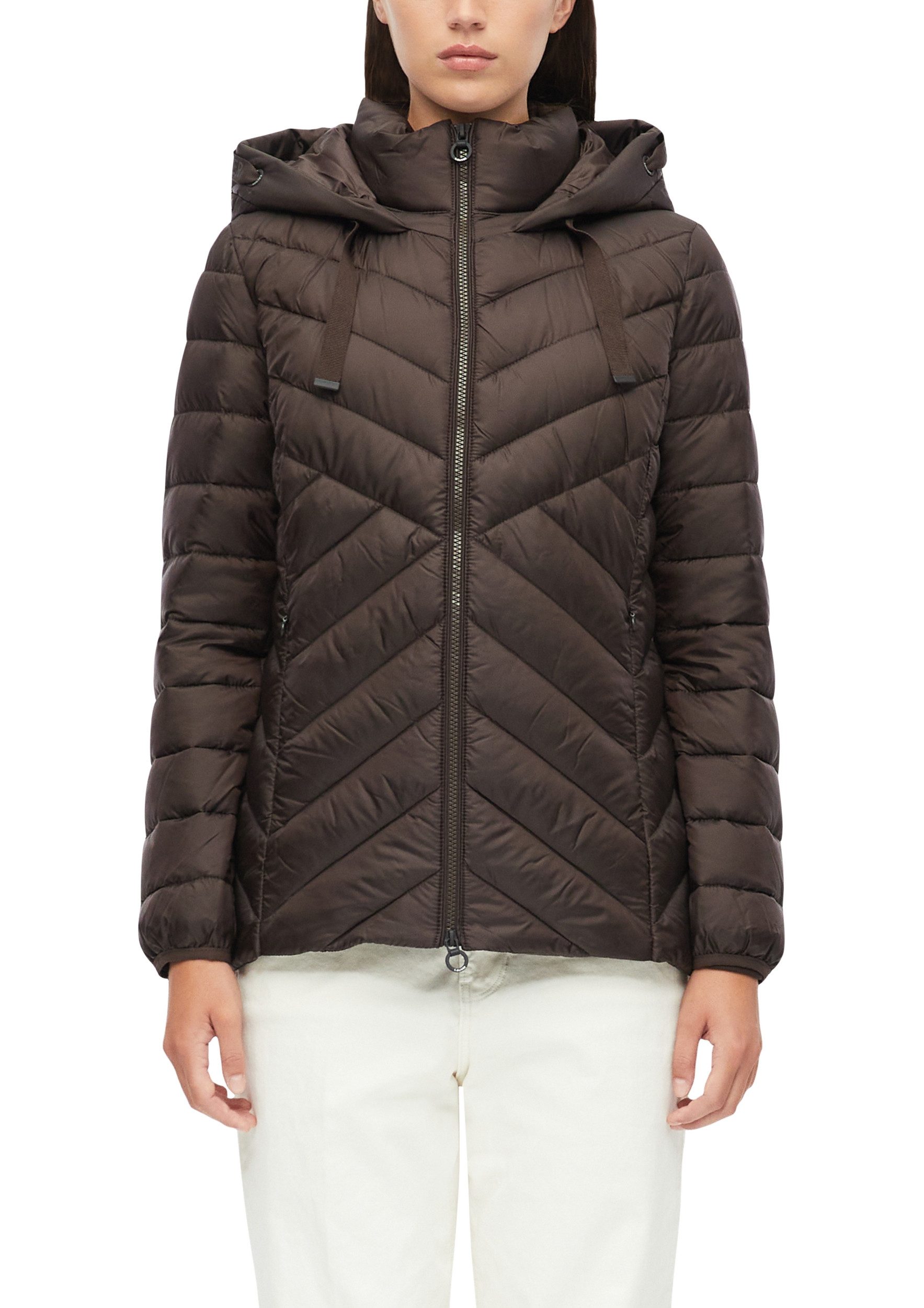 s.Oliver Blusenblazer Outdoor-Jacke BROWN – Bild 2 von 4