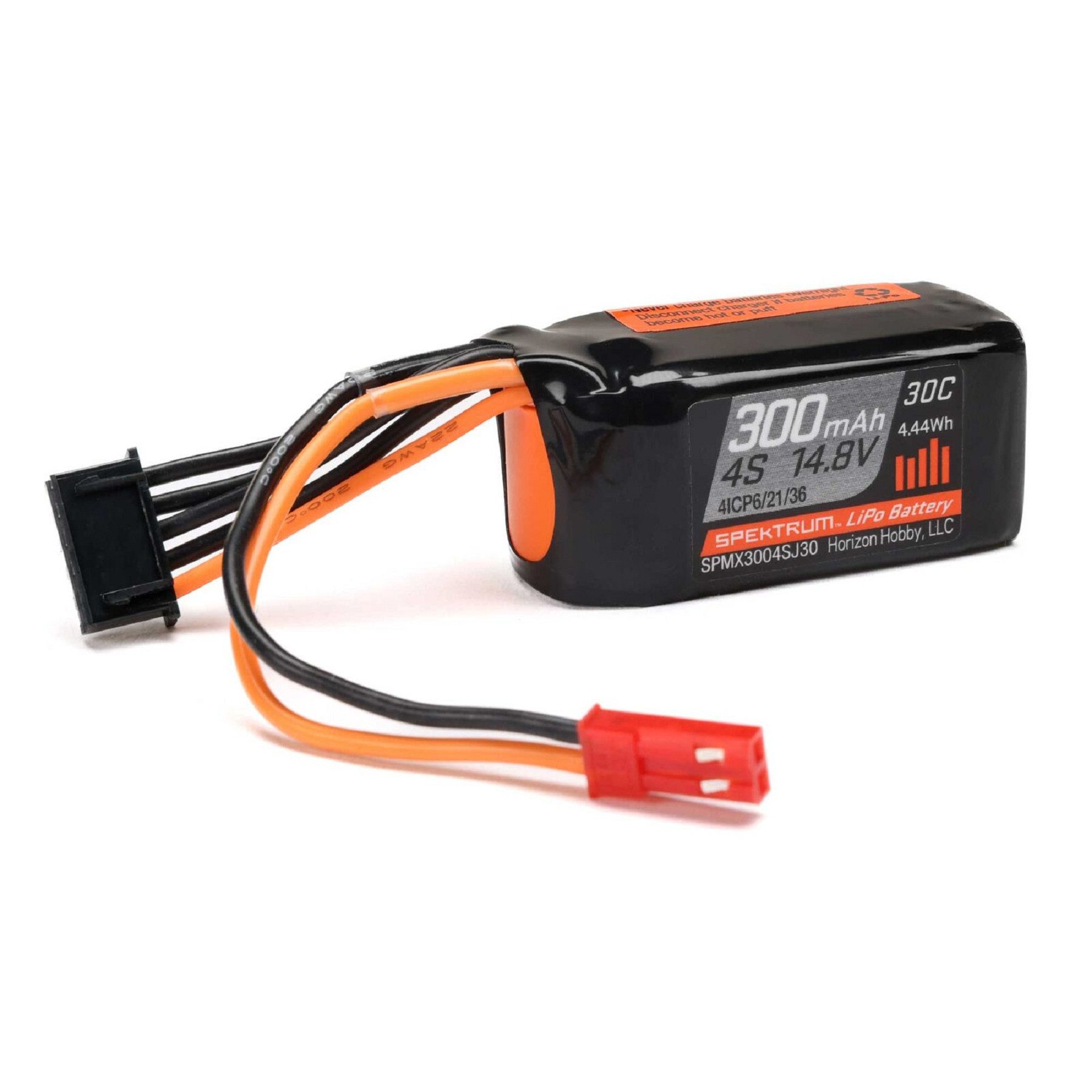 Spektrum Spektrum Lipo Akku 4S 14,8v 300mAh 30c JST-RCY RC-Fernsteuerung