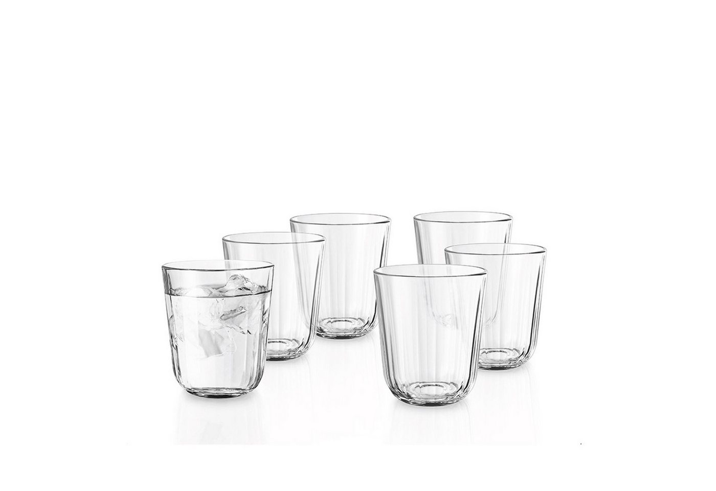 Eva Solo Glas Facette, 6-tlg., Glas, 6er Set