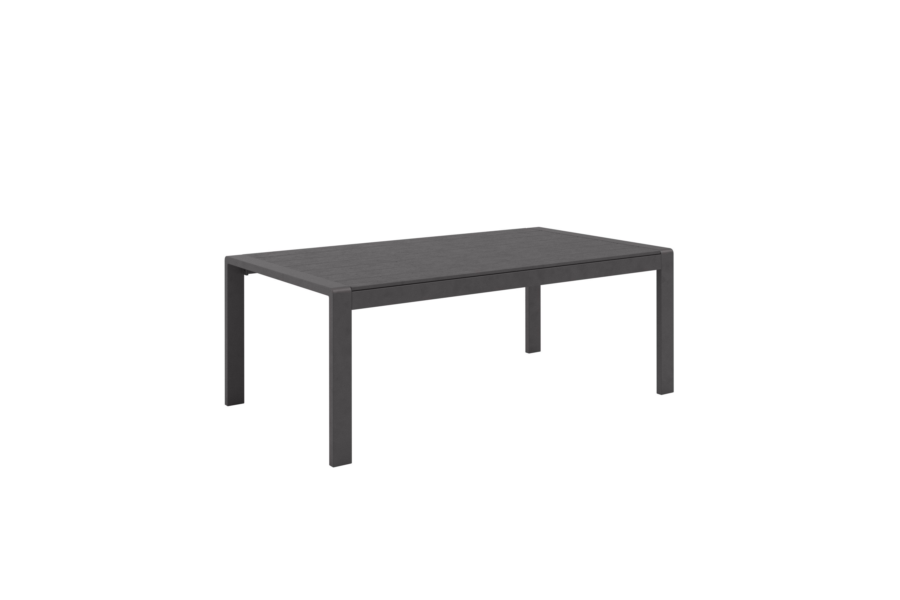 KONIFERA Gartenlounge-Set »New Jersey«, (Set, 12-tlg., 1x2er Sofa, 2 Sessel, Tisch 62x110x41 cm, inkl. Auflagen), Tischplatte aus Nonwood