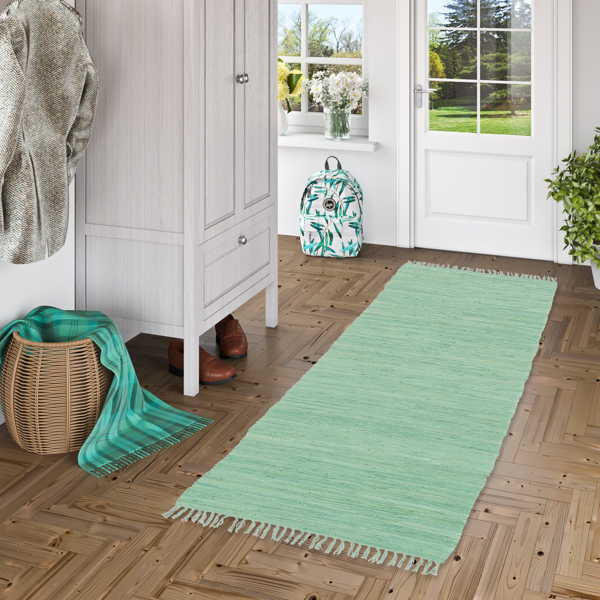 Pergamon Läufer Baumwolle Natur Teppich Läufer Jolly Cotton, Rechteckig, Hö günstig online kaufen