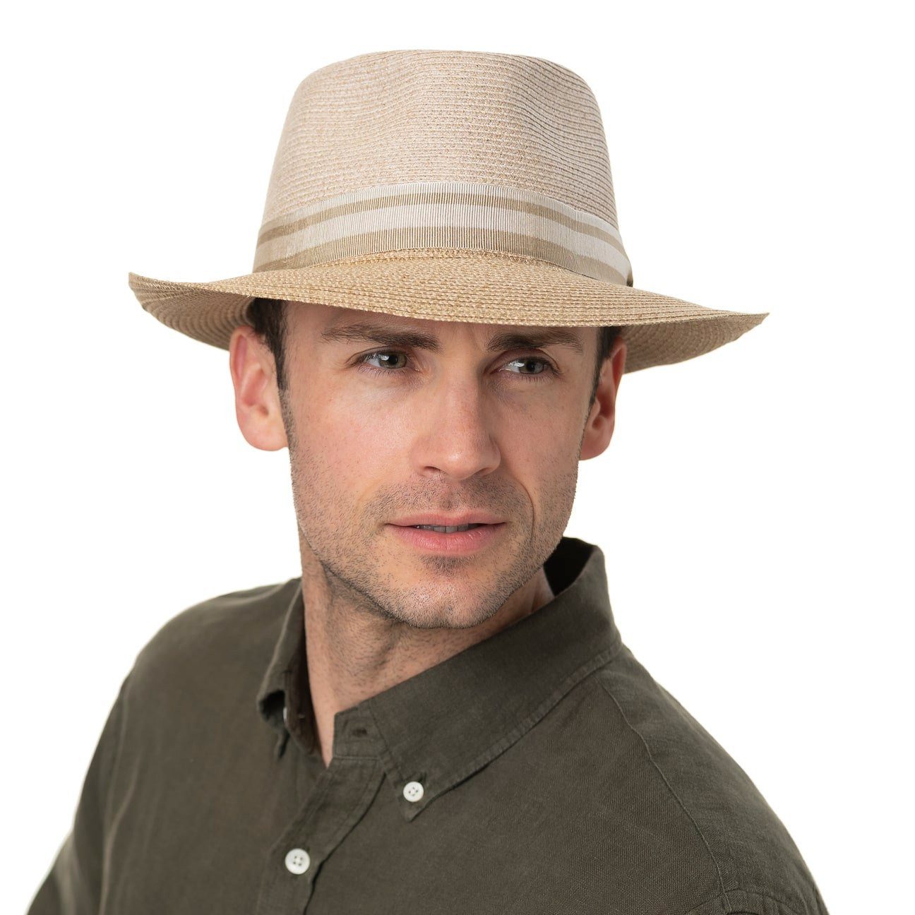 Mayser Sonnenhut (1-St) Leinenhut mit Ripsband, Made in the EU