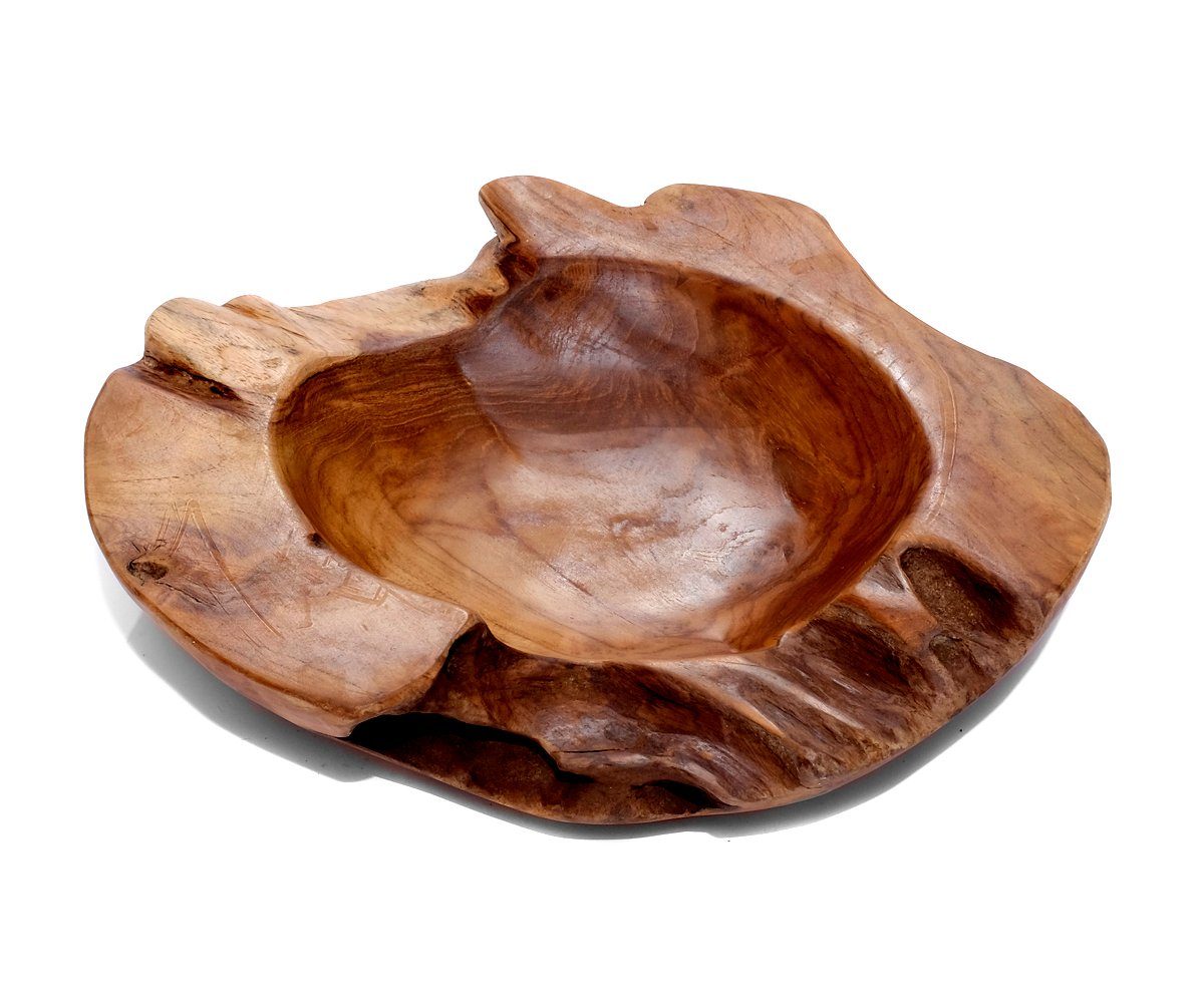 Brillibrum Dekoschale »Natur Teak Schale Snackschale Holz exklusive ...