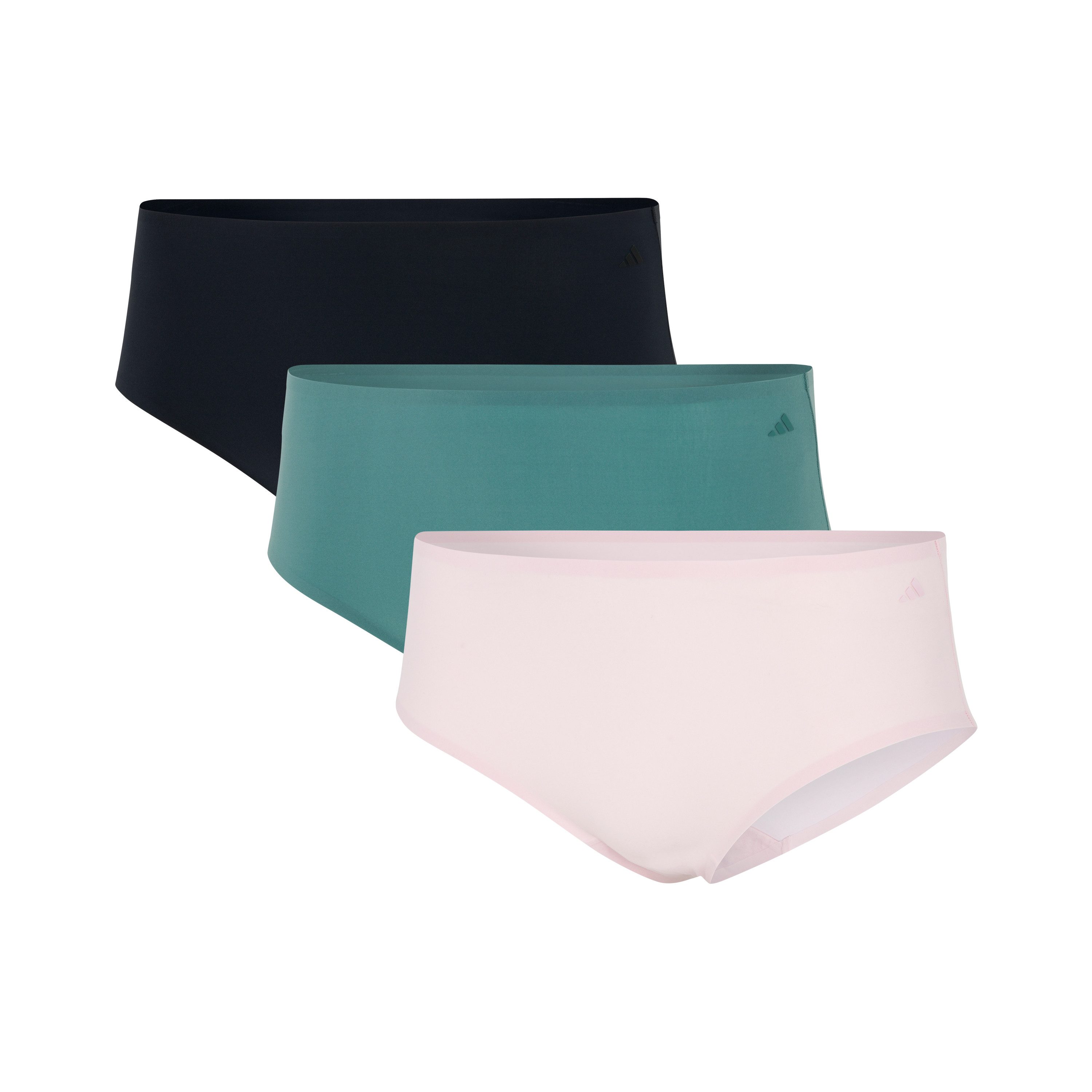 adidas Sportswear Hipster Sport Active Light Flex-Packaged Panties (3er Pack) mit Stretch, gebondete Abschlüsse, bequem, weich und flexibel