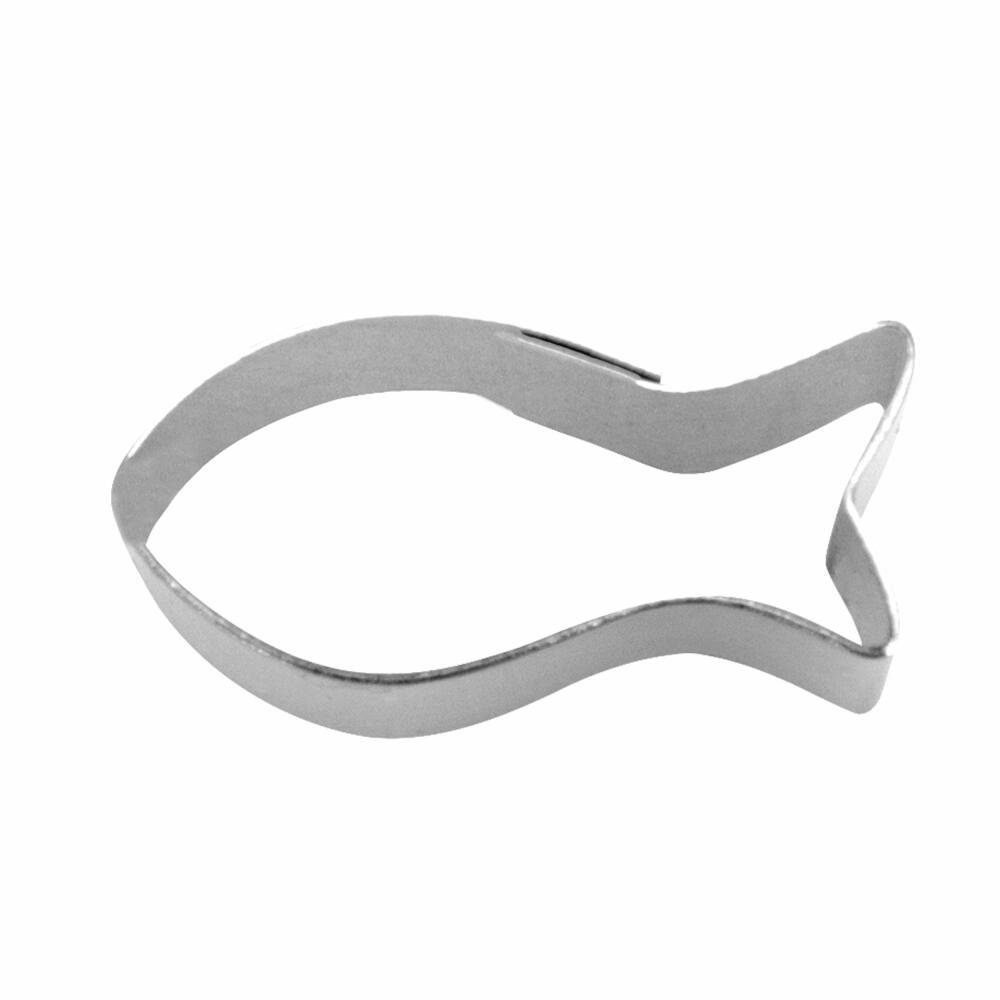 STÄDTER Ausstechform Fisch Mini 1.5 cm, Edelstahl