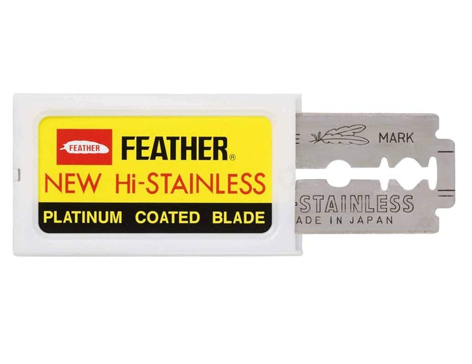Feather Rasierklingen Feather Double Edge Rasierklingen 10 Stück, 10-tlg.