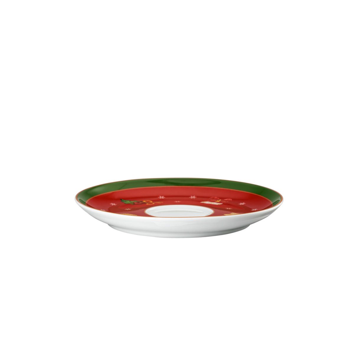 Hutschenreuther Untertasse Happy Wintertime Weihnachtsgeschirr, 16 cm