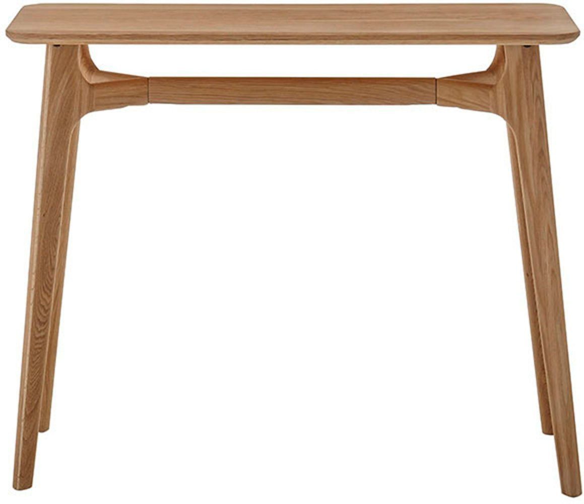 möbelando Konsole BANTRY, in holzfarben, Eiche - 100x80x35cm (BxHxT)