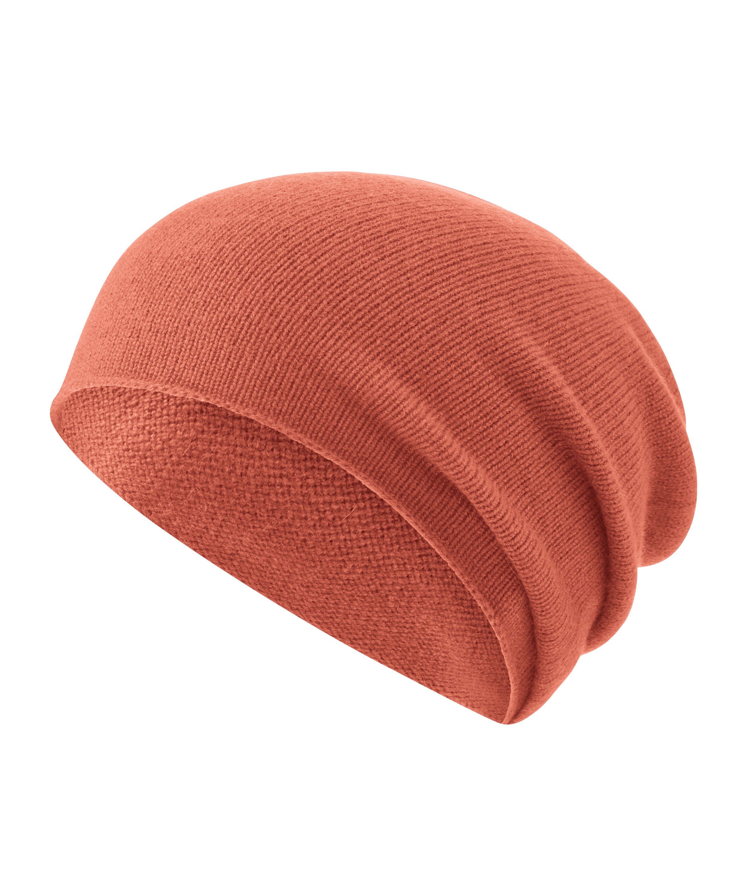 (8912) aus reinem pumpkin FALKE (1-St) Strickmütze Kaschmir