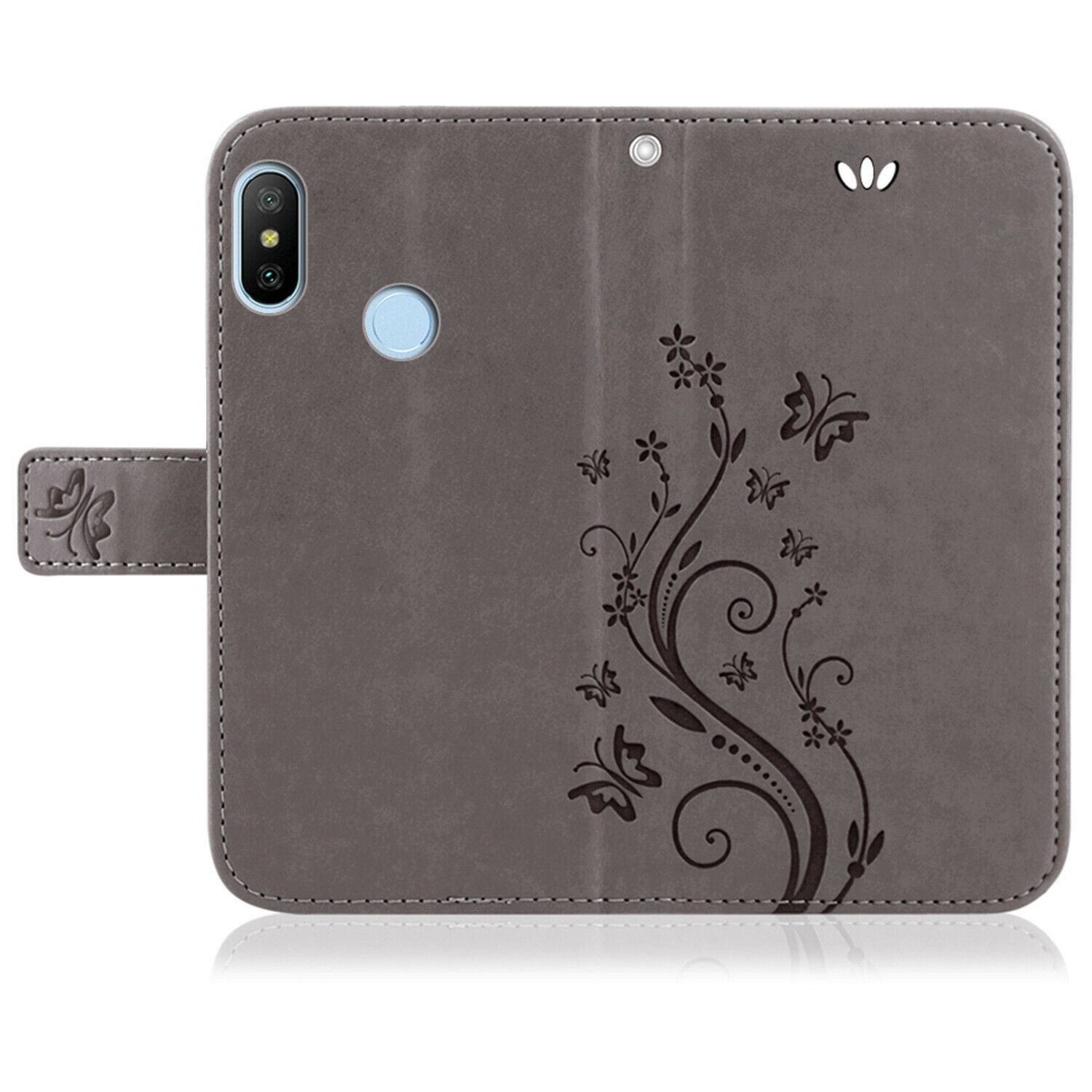 betterfon Handyhülle für Xiaomi Hülle mit [Standfunktion][Kartenfächern], Bookstyle-Hülle: Magnetverschluss 3 Kartenfächer & Standfunktion