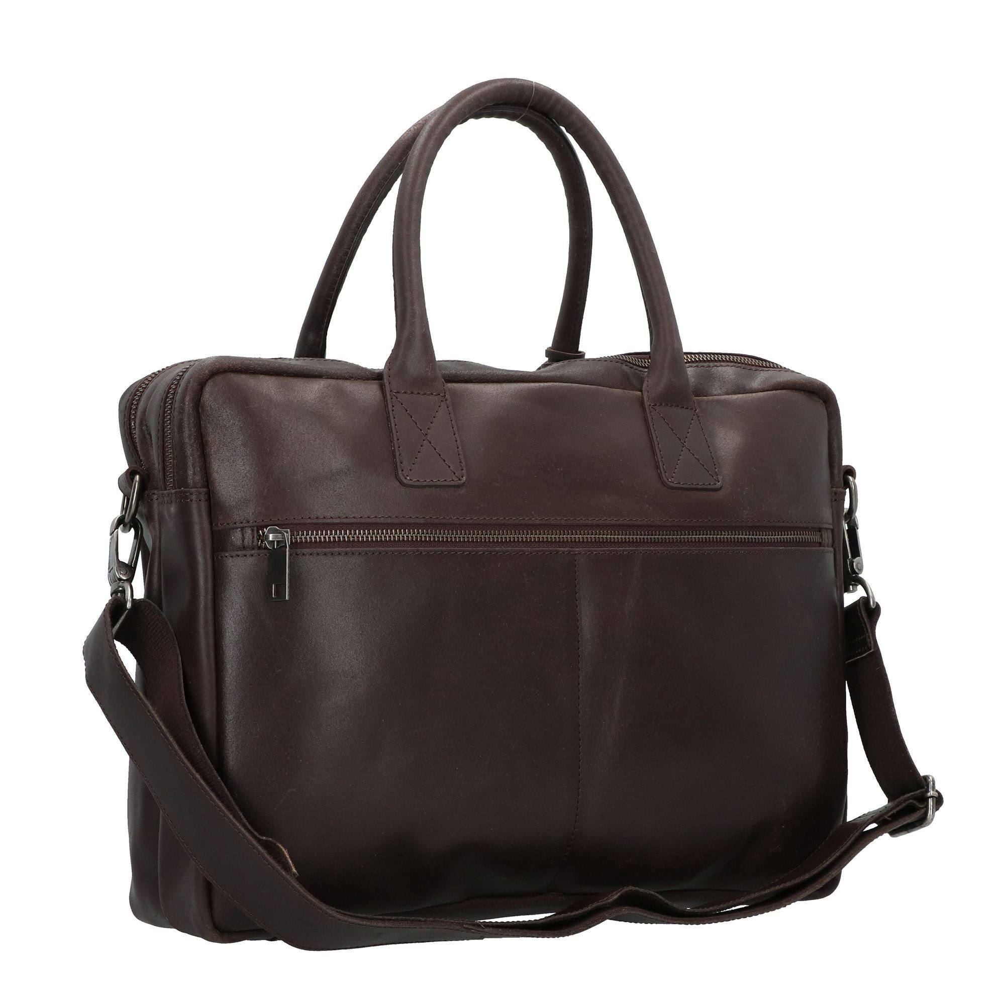 Burkely Aktentasche Vintage, Leder