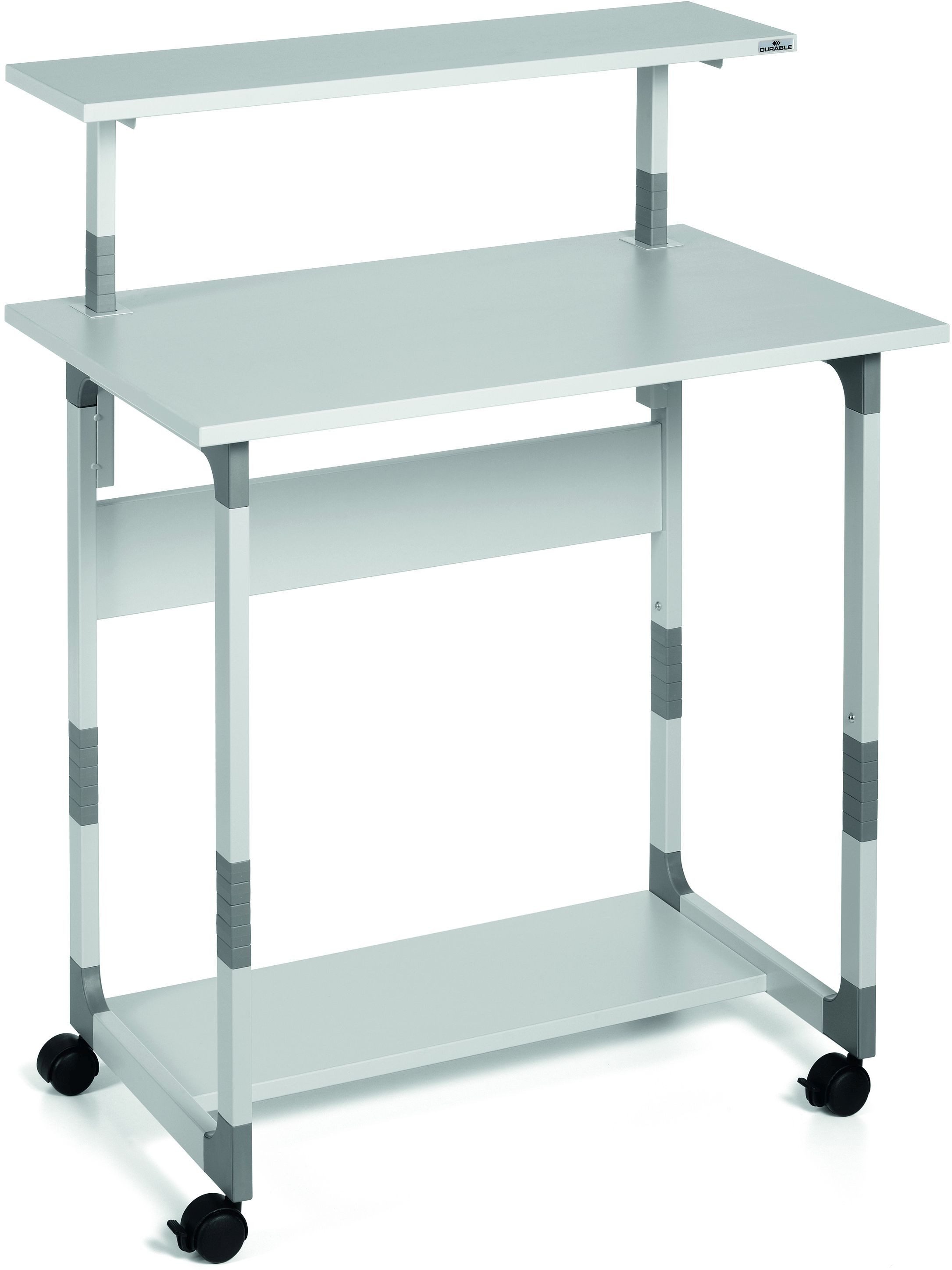 Computertisch PC Arbeitsstation System Computer Trolley 80VH grau
