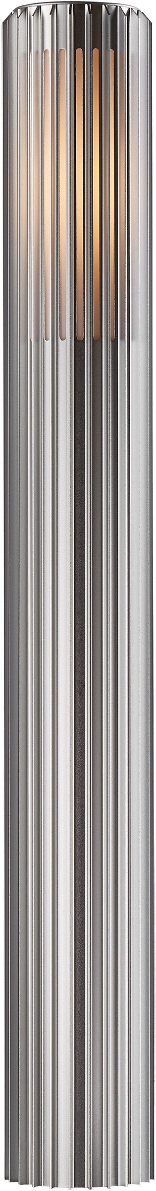 Nordlux Pollerleuchte langlebiges Aluminium Leuchtmittel, 95, Aludra eloxiertes ohne