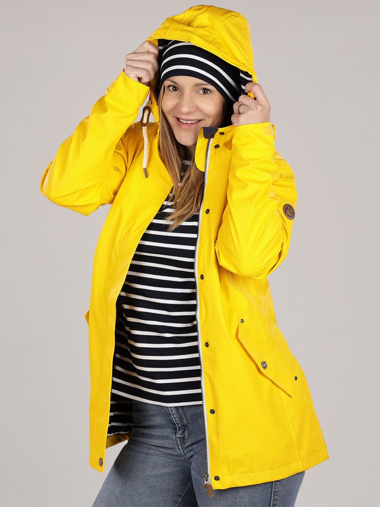 Dry Fashion Regenjacke Damen Regenmantel Kiel mit verstellbarer Kapuze - wi günstig online kaufen