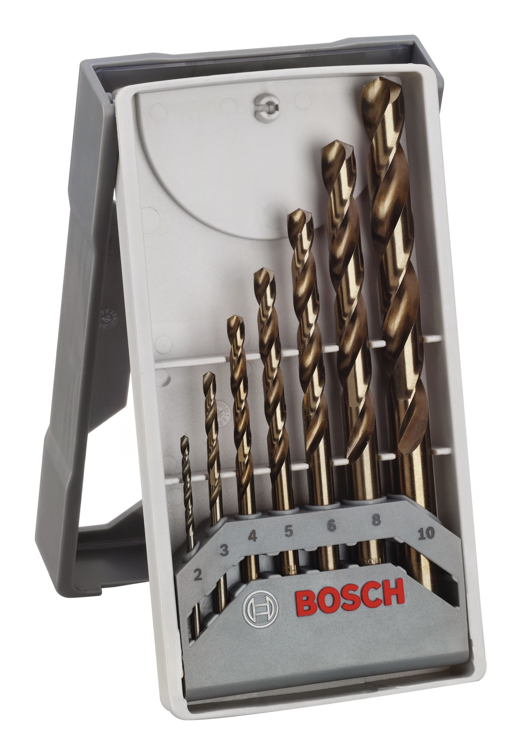 BOSCH Metallbohrer Pro Stainless Steel, (7 Teile), HSS-Co Set, 7-teilig