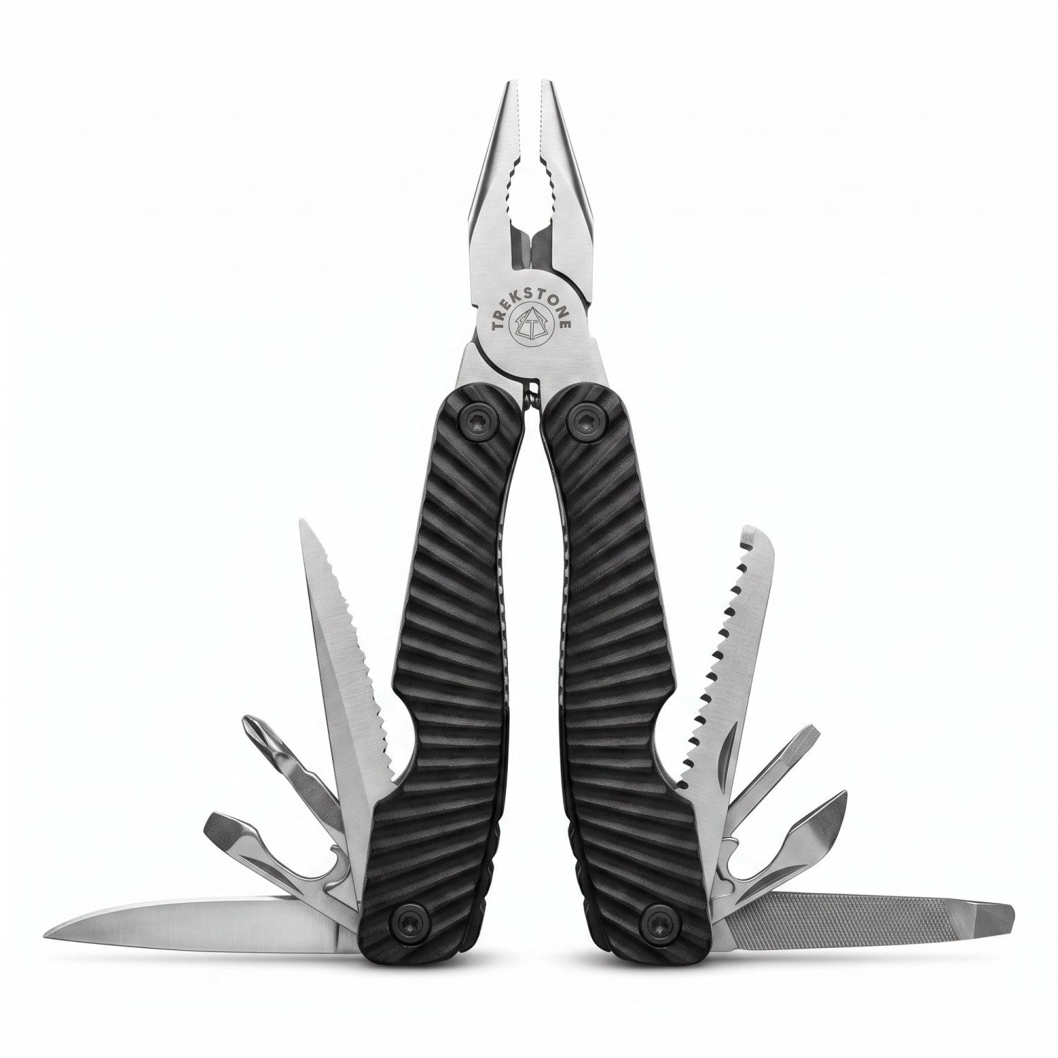 Kremer Multitool Trekstone 3in1 CAMPING-MULTIFUNKTIONSZANGE, 15 Funktionen Werkzeug