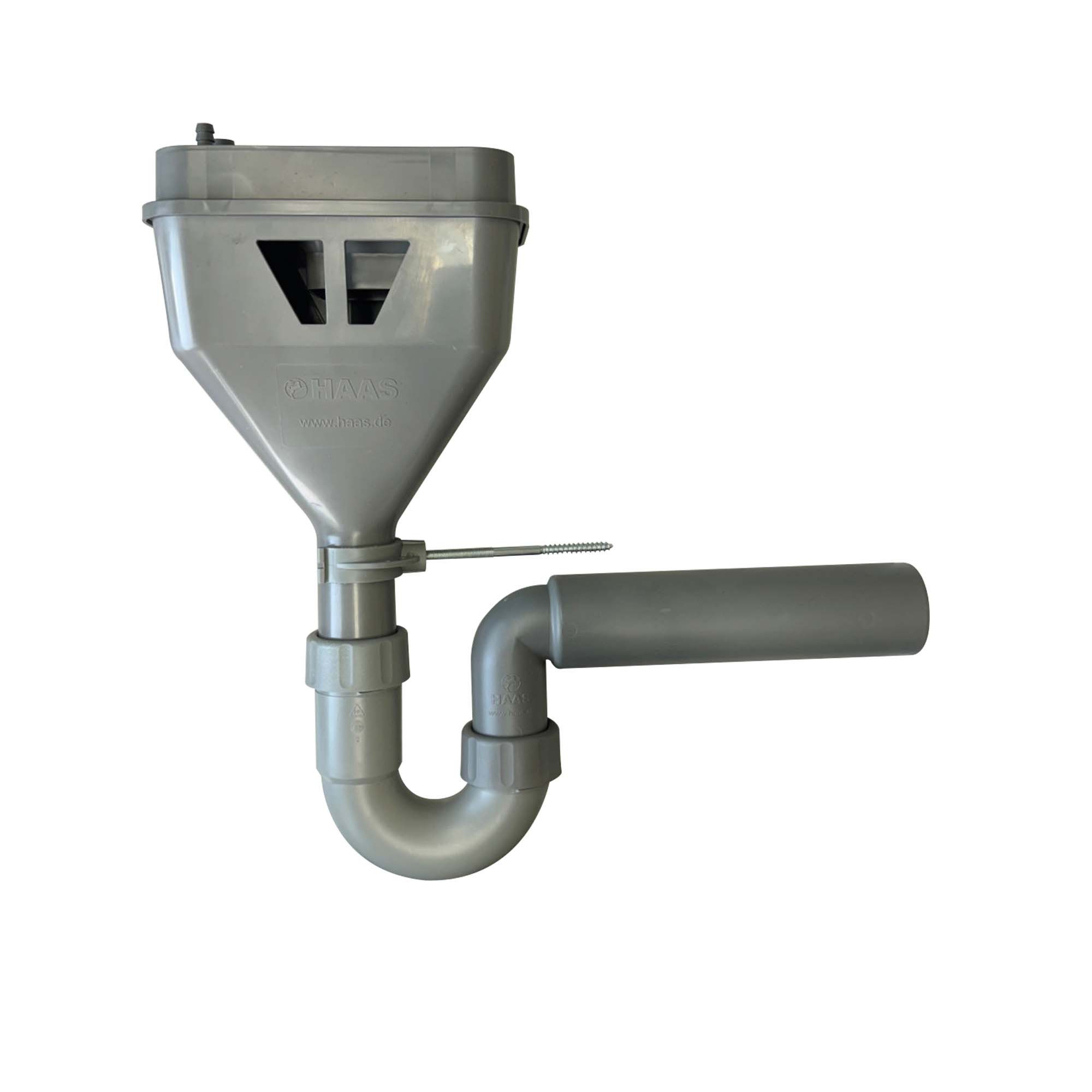 HAAS Siphon MULTITRI - Trichtersiphon DN 50, für Ventile/KondensatTyp 6785