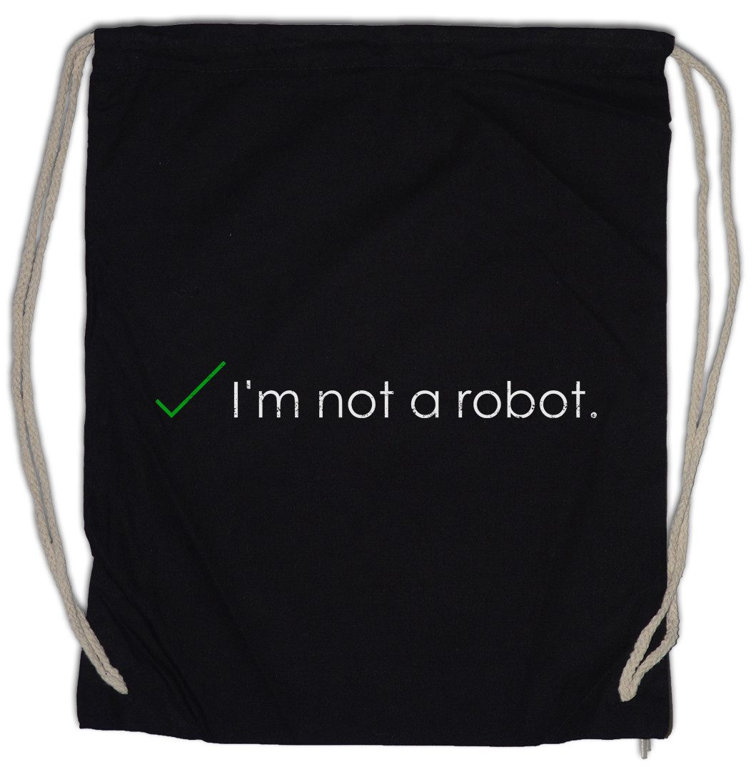 Turnbeutel I'm Not A Robot Turnbeutel I Ich bin Kein Roboter Geek Nerd Android