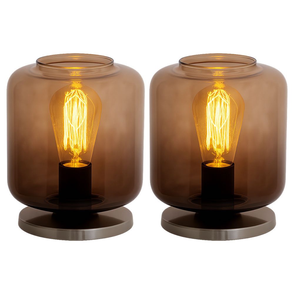 etc-shop Tischleuchte, Leuchtmittel nicht inklusive, Nachttischleuchte Tisc günstig online kaufen