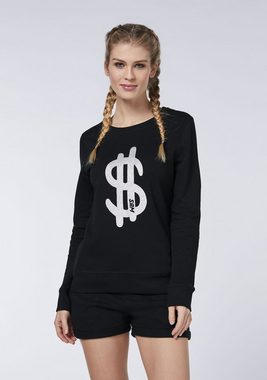 Uncle Sam Sweatshirt mit Glitter-Motiv