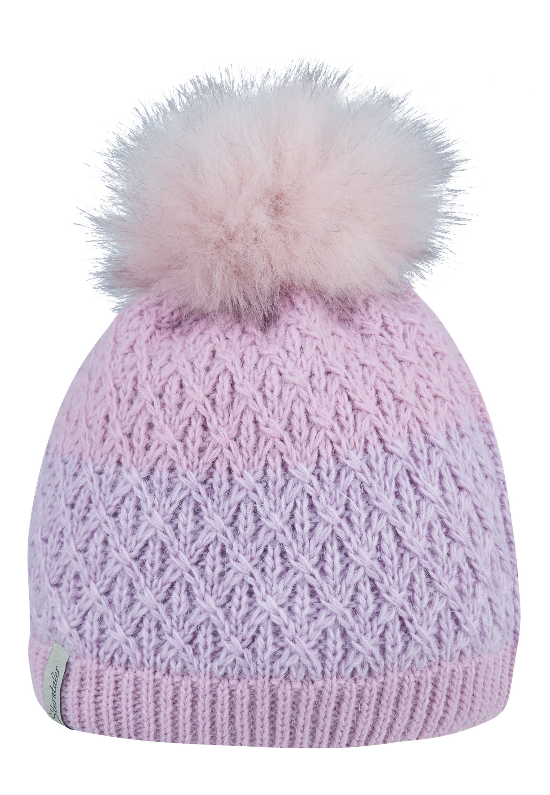 Sterntaler® knitted hat Sterntaler® knitted hat with fur pom-pom (1 pc)