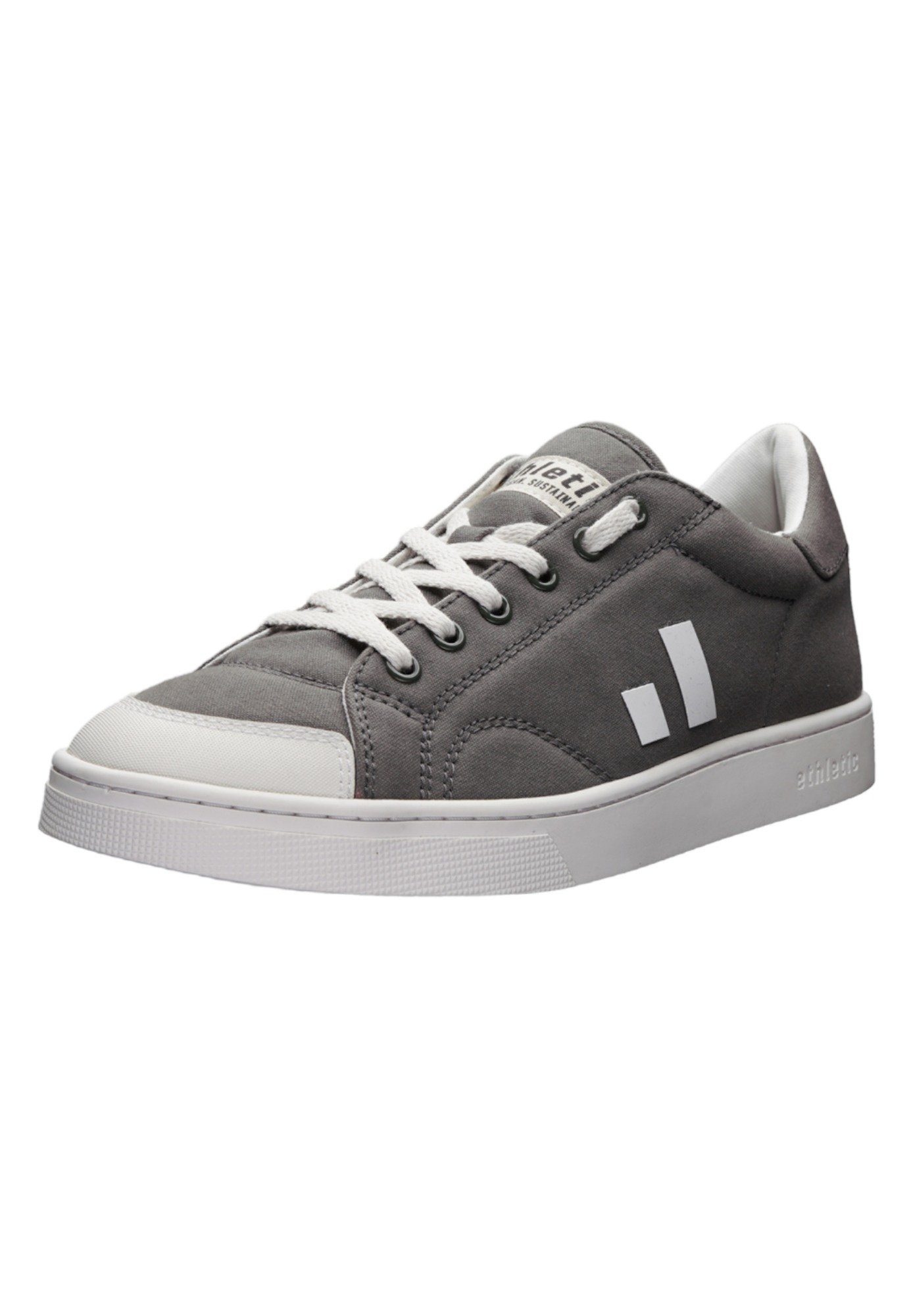 ETHLETIC Active Lo Cut Sneaker Fairtrade Produkt Donkey Grey - Just White