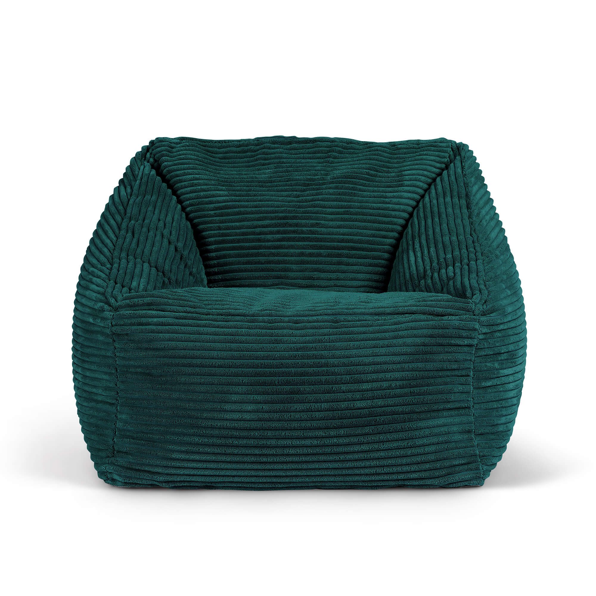 icon Sitzsack Kinder aus Cord Flauschig „Natalia“, 55x44cm, Made in Germany, für Kinderzimmer – Bild 4 von 5