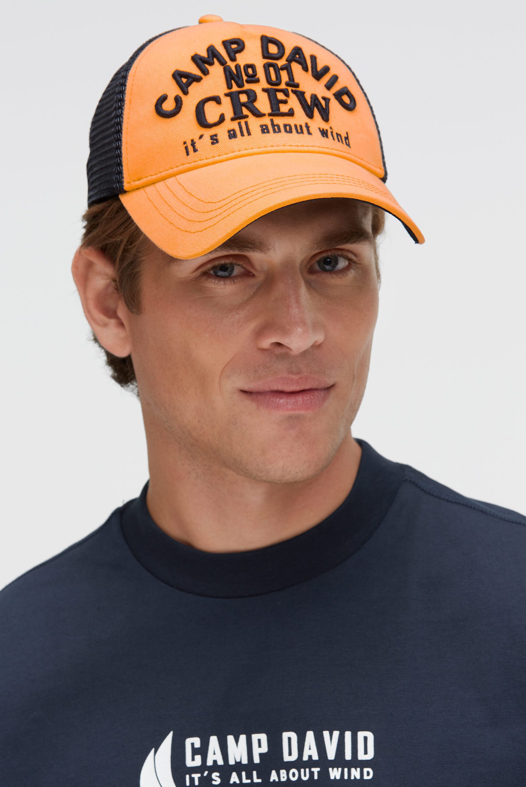 camp david Baseball Cap mit verstärktem Schirm