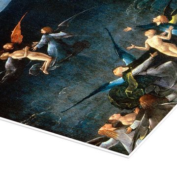 Posterlounge Poster Hieronymus Bosch, Aufstieg in das himmlische Paradies, Malerei