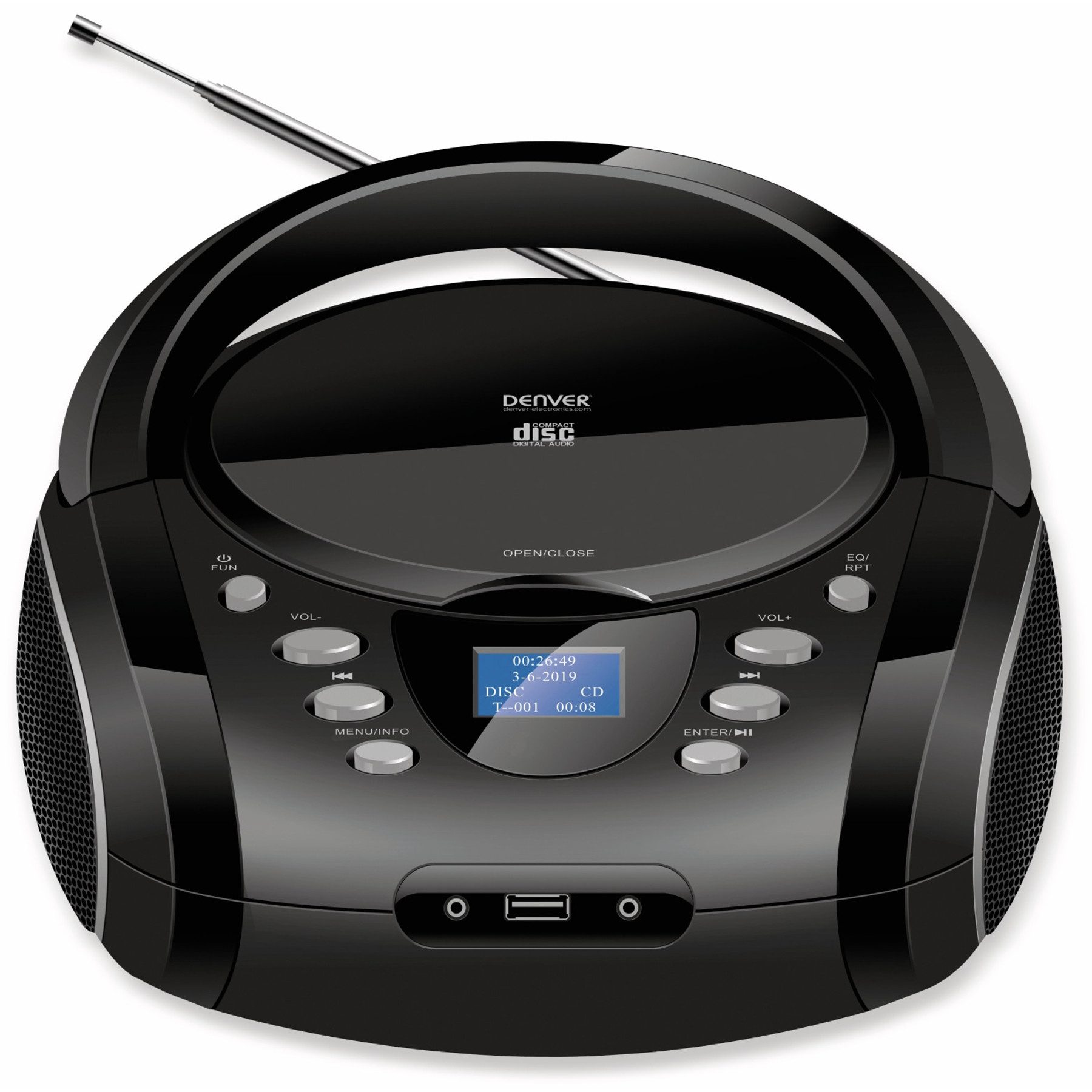 DENVER CD-Player TDB-10, DAB+/FM, Radio, USB Radio