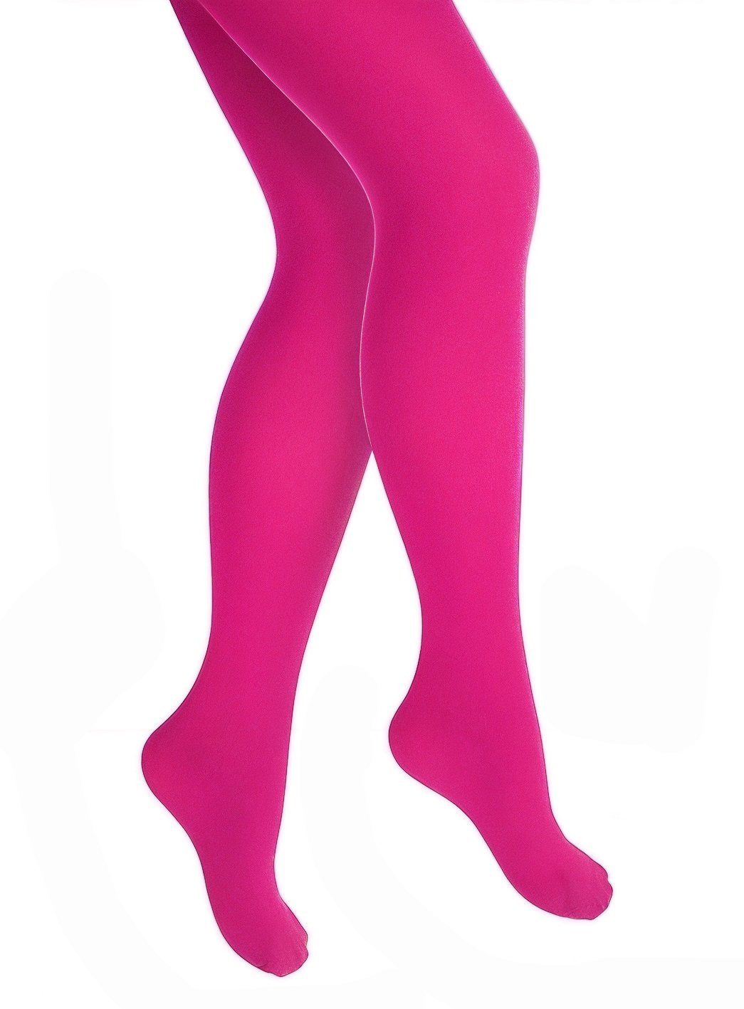 thetru Strumpfhose Blickdichte Strumpfhose Kinder pink (1 St) Blickdichte, einfarbige Strumpfhose für Kinder von 4 bis 14 Jahre