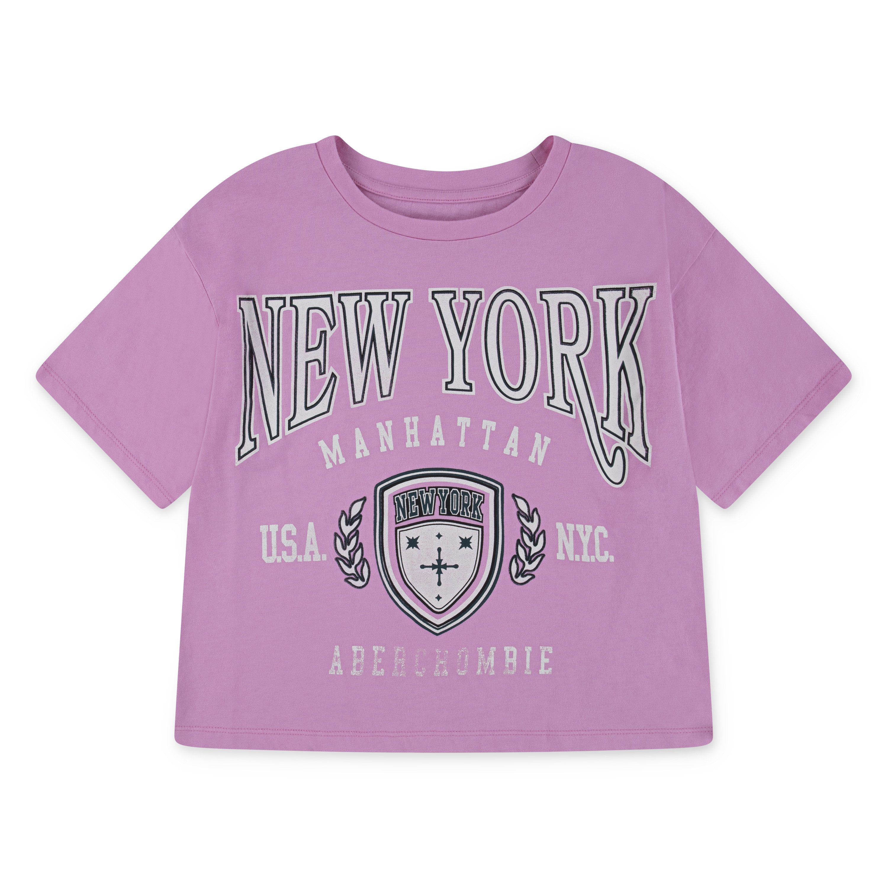 Kurzarmshirt AFG NEW YORK CREST BOXY