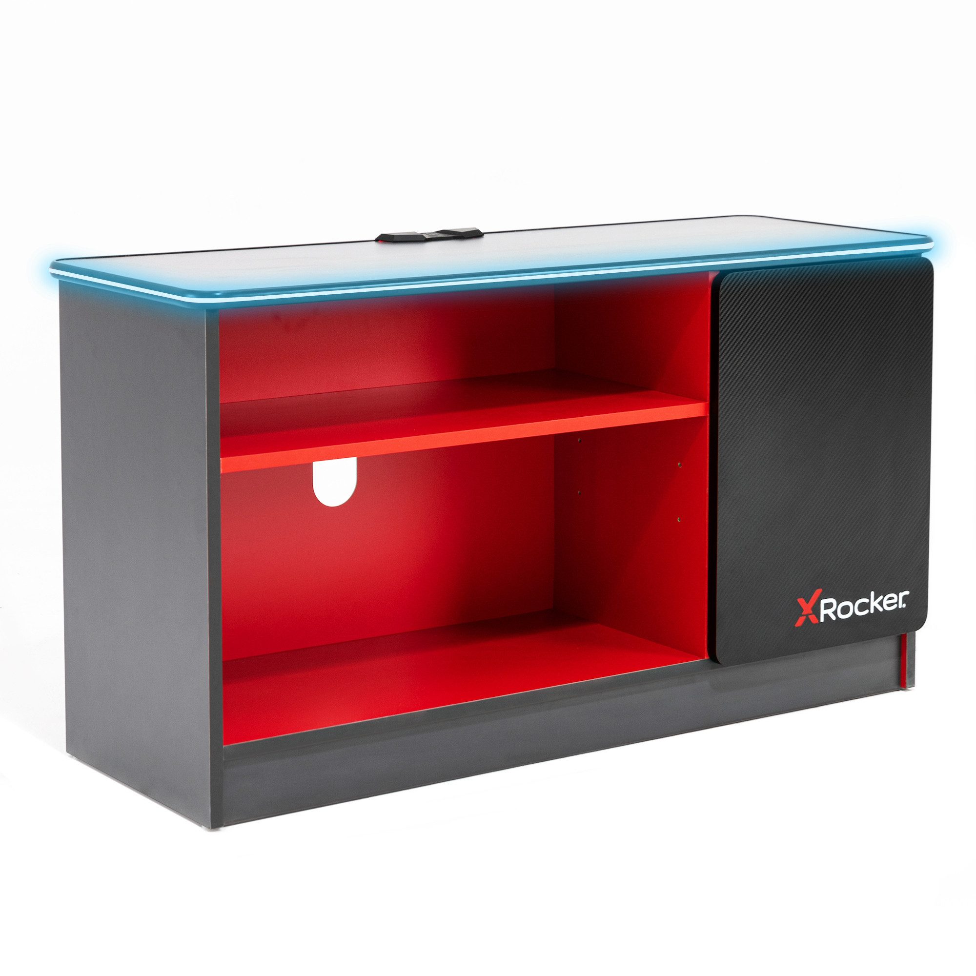 X Rocker TV-Regal Carbon-Tek Gaming TV-Board mit LED-Beleuchtung
