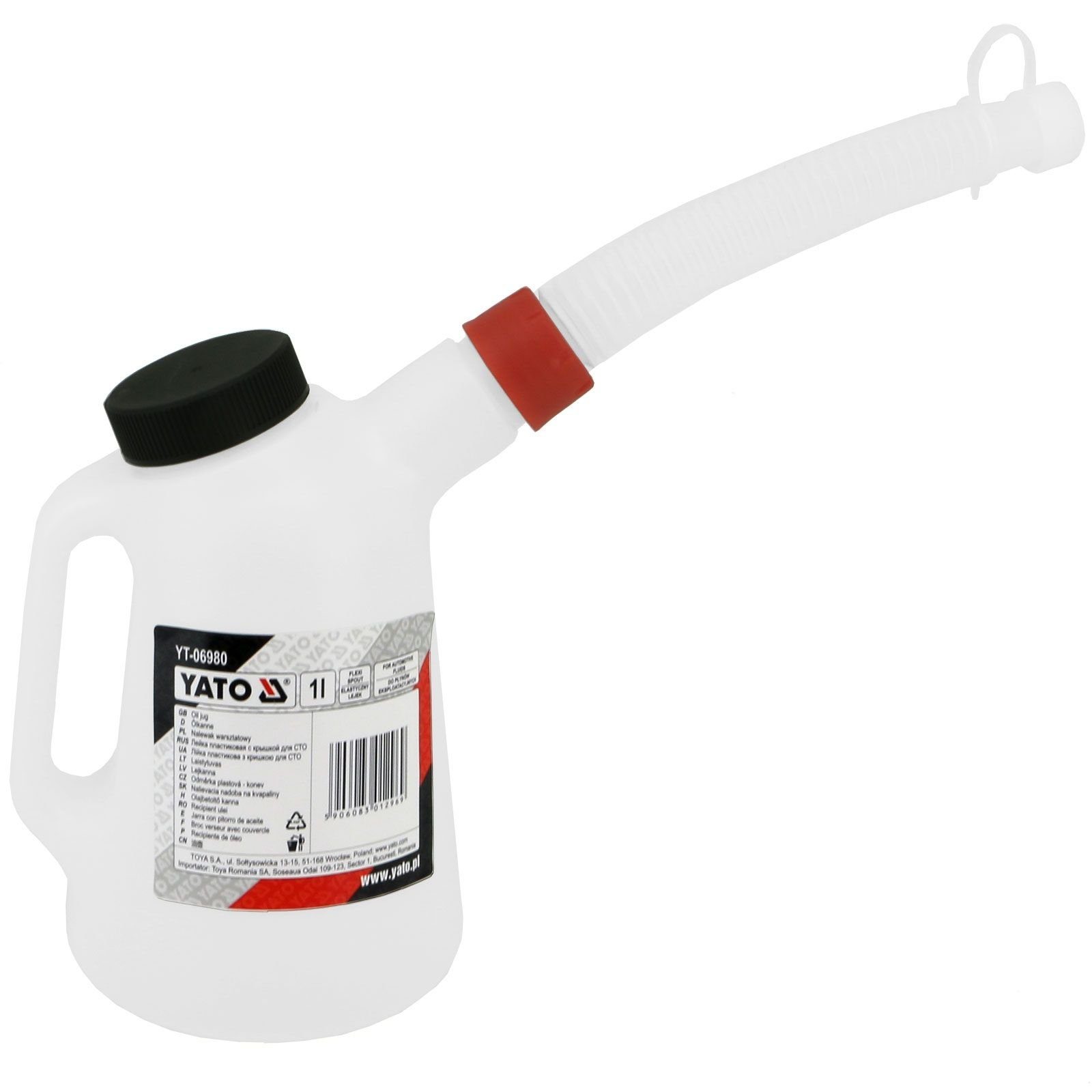 Yato Ölkanne Ölkanne 1 Liter Behälter flexiblen Ausgießer YT-06980, 1 l, (1 Stück)