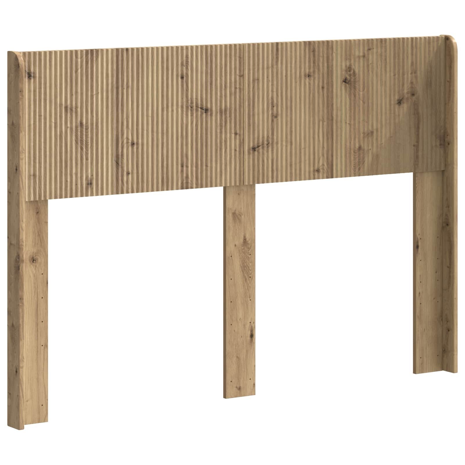 vidaXL Bett Kopfteil Artisan-Eiche PB (1-tlg)