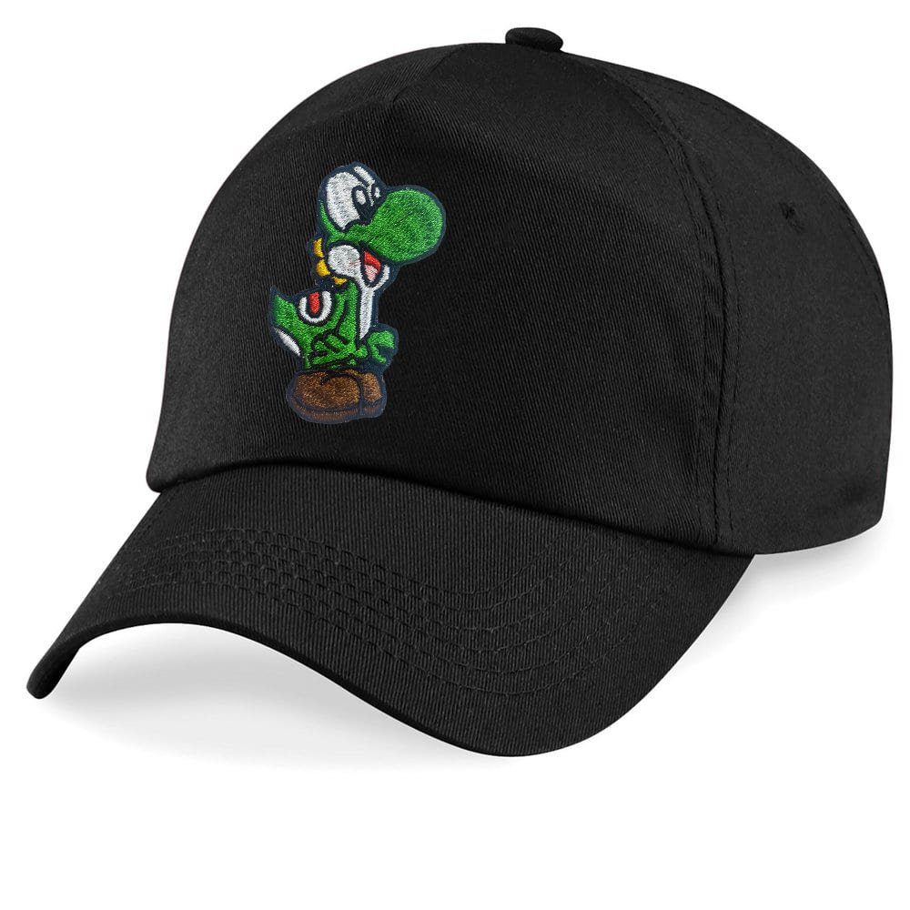 Blondie & Brownie Baseball Cap Kinder Yoshi Baby Stick Patch Mario Super Retro Konsole One Size