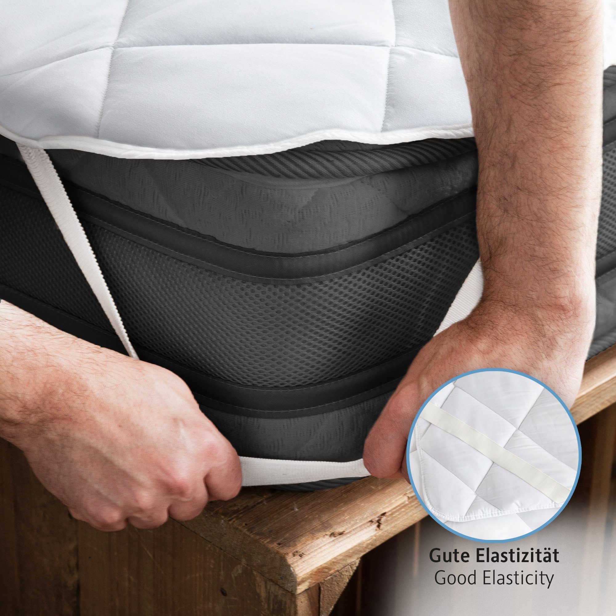 Matratzenauflage 500 g/m², 90x200, 120x200, 140x200, 160x200, 180x200 oder günstig online kaufen