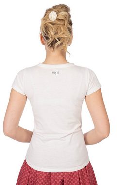 Piz Palü Trachtenshirt T-Shirt DAGMAR weiss